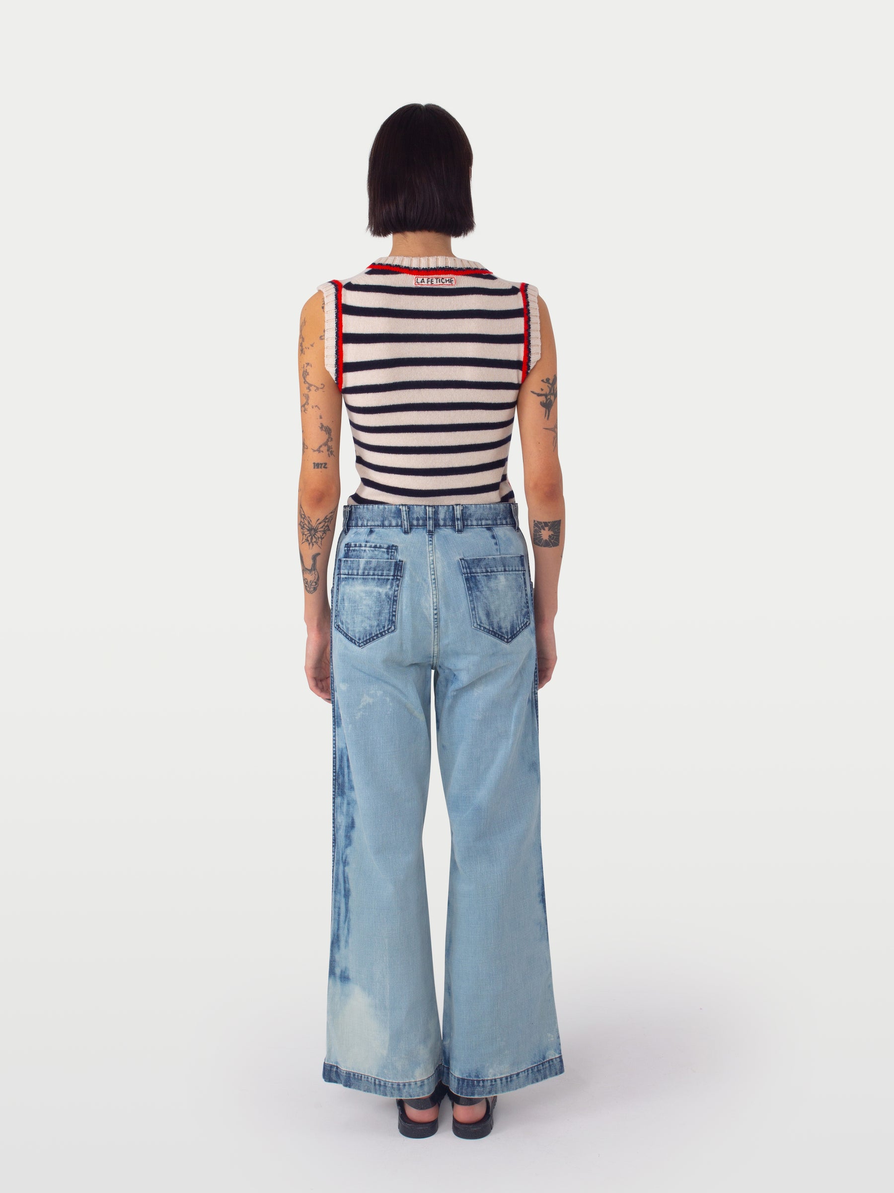 STARDUST V-neck Sweater Vest - Multico