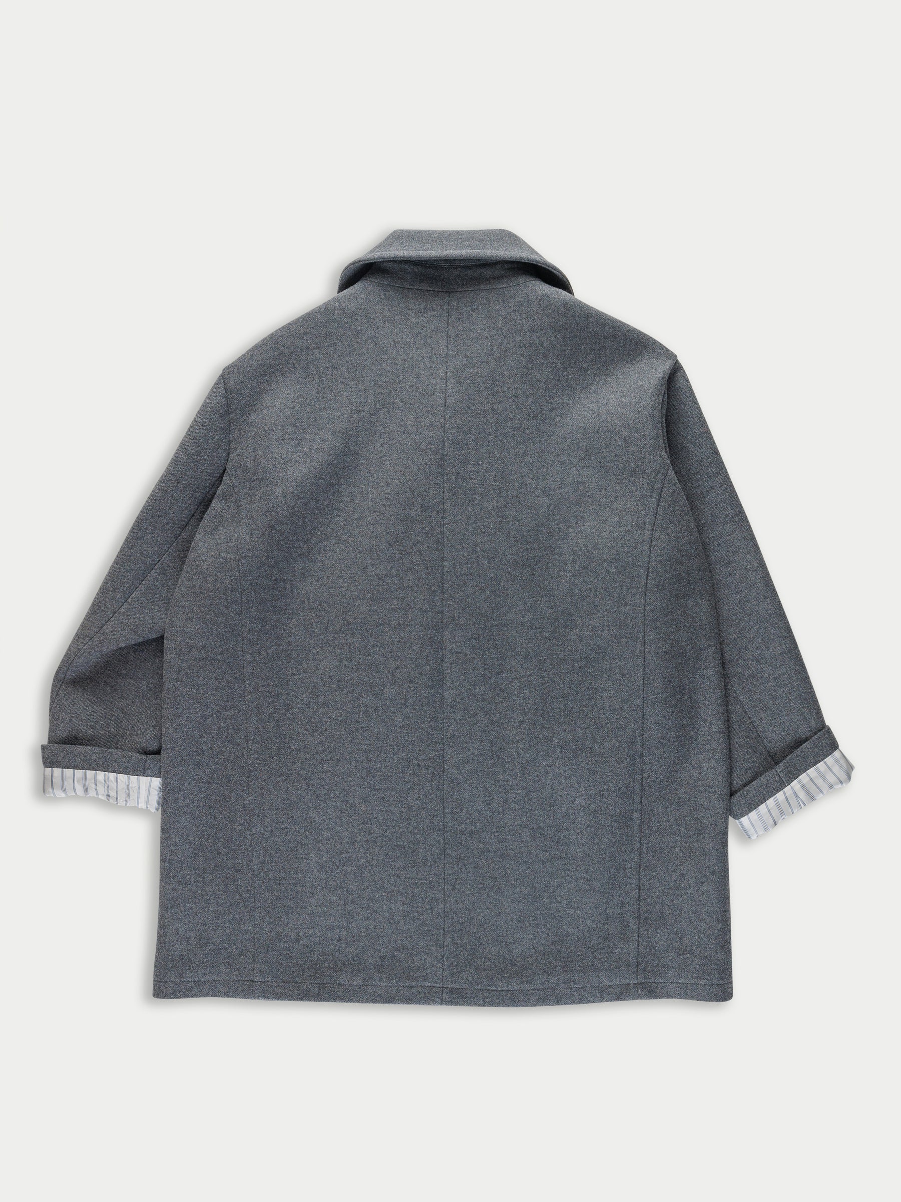 BALDWIN Unisex Pea Coat - Grey