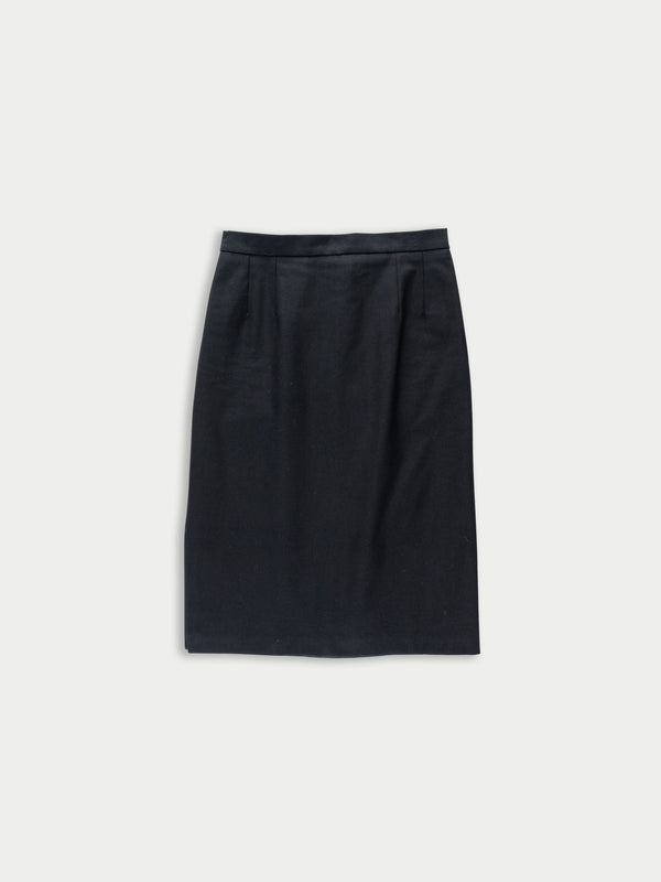 HENDRI A-line Pencil Skirt - Black
