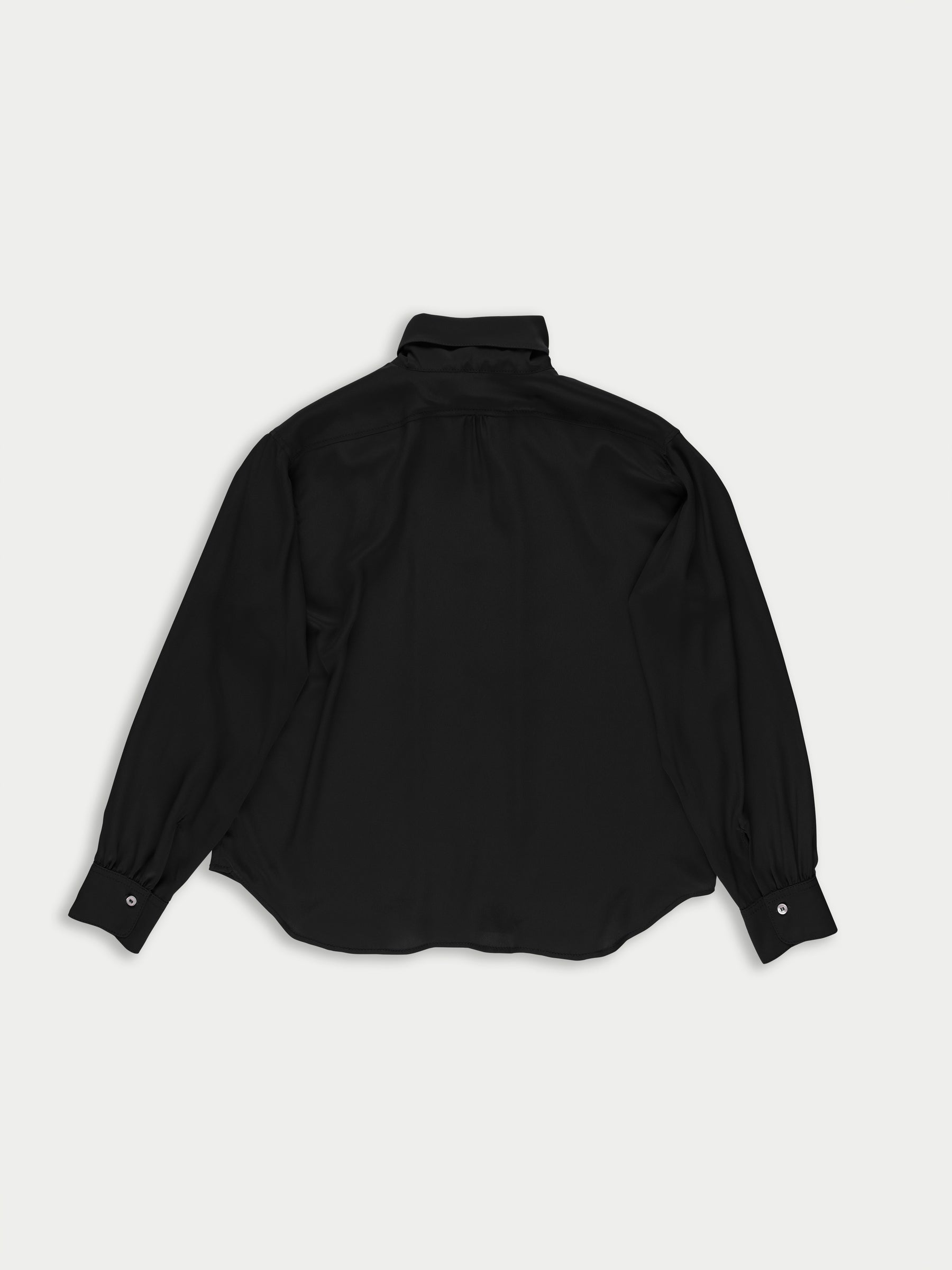 NUSCH Neck Tie Blouse - Black