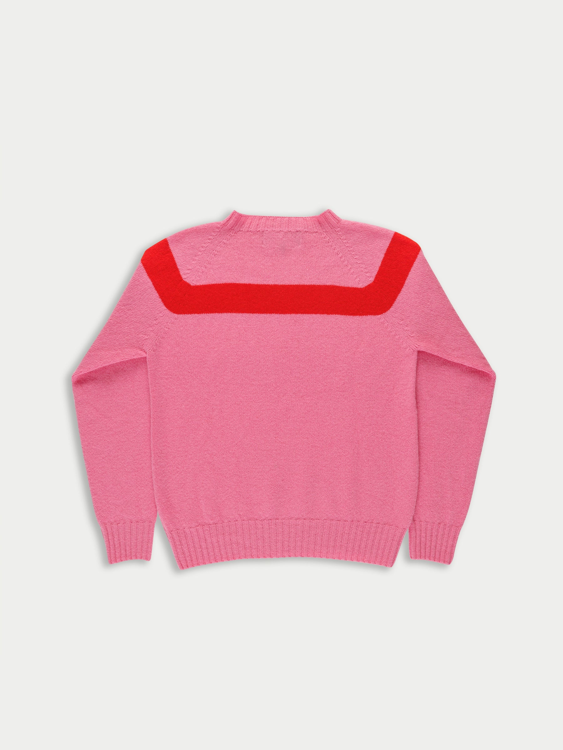 OSSIE Traditional Seam Free Sweater - Pink / Red
