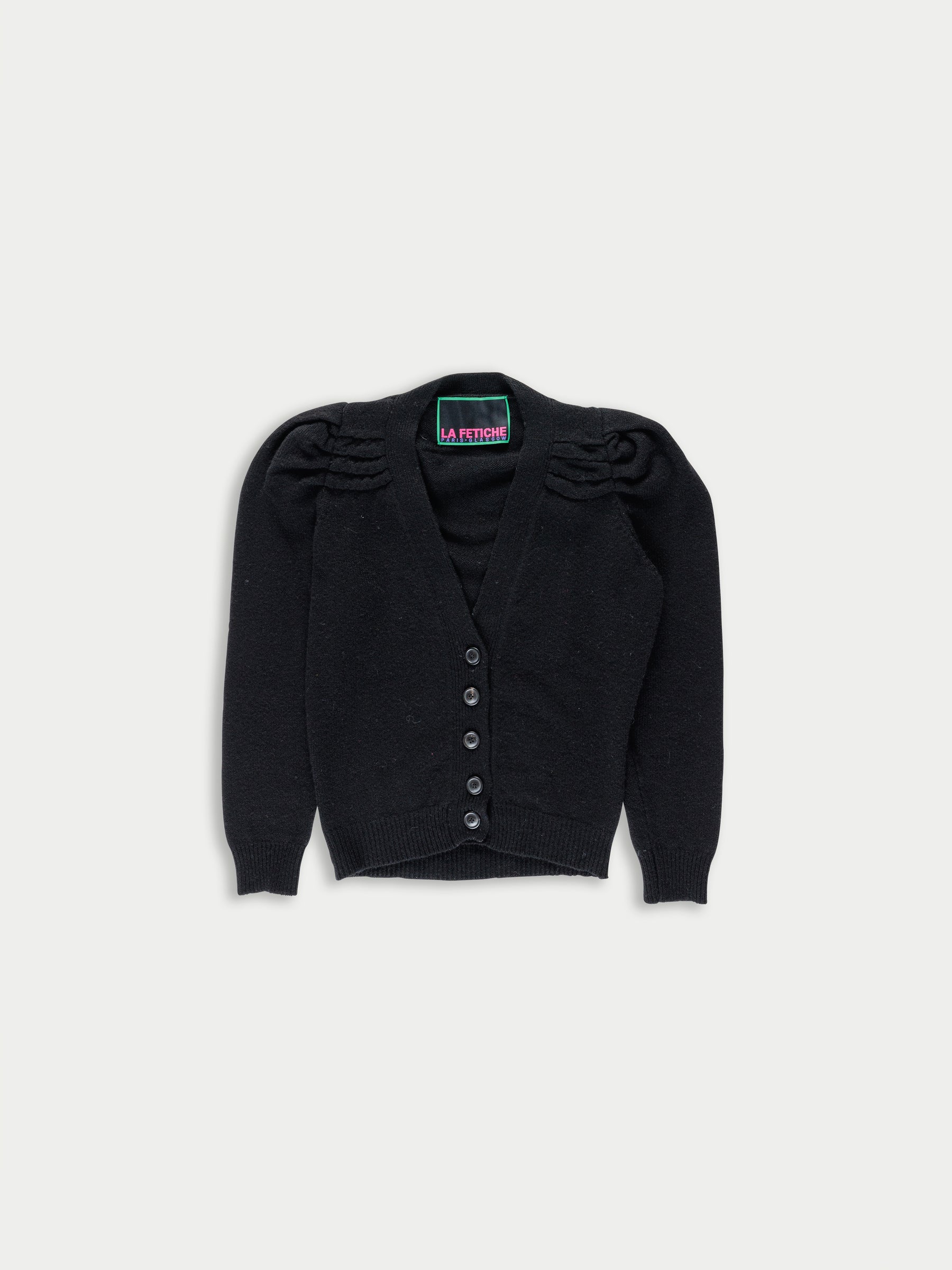 VIKKI V-neck Cardigan - Black