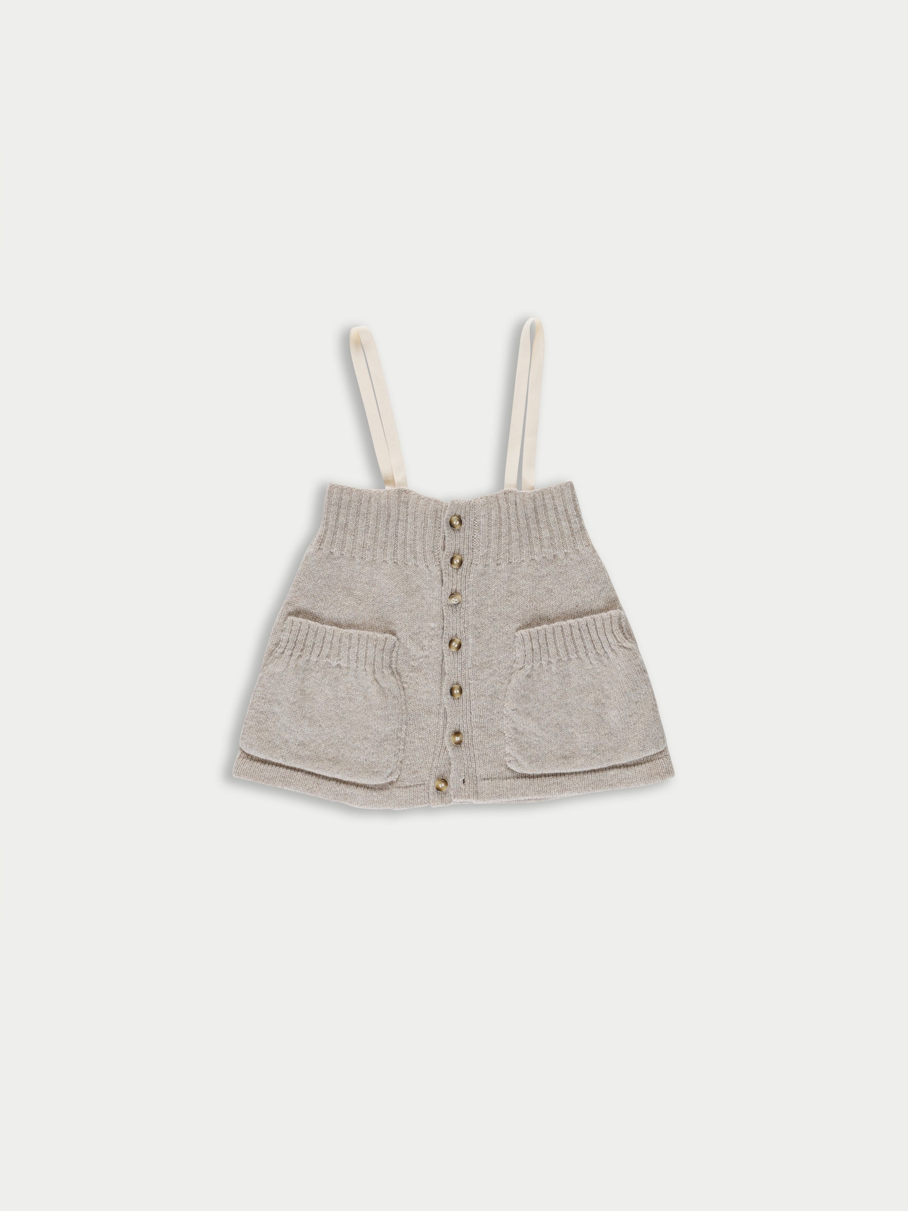 YUKI Knitted Camisole Top - Oatmeal