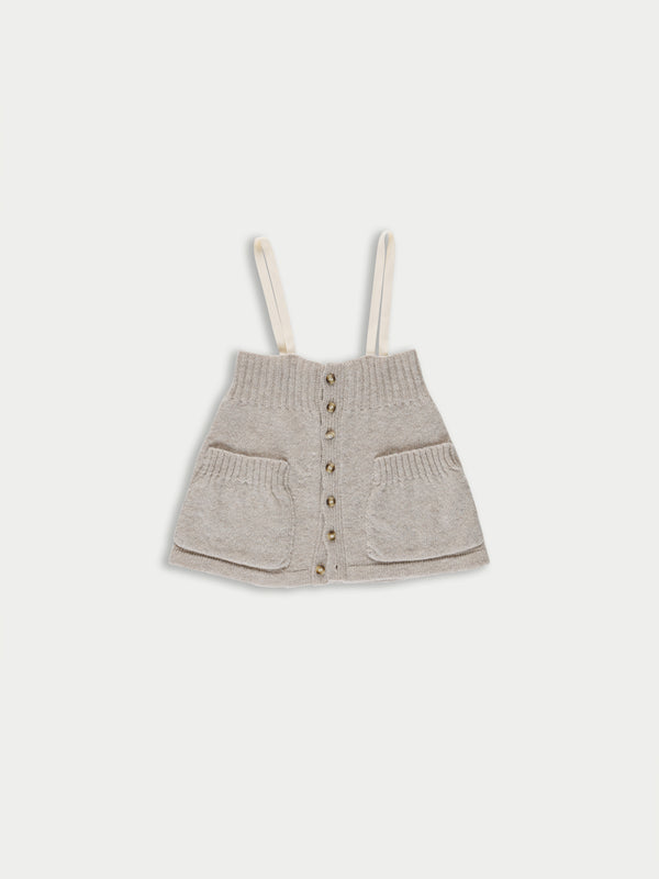 YUKI Knitted Camisole Top - Oatmeal