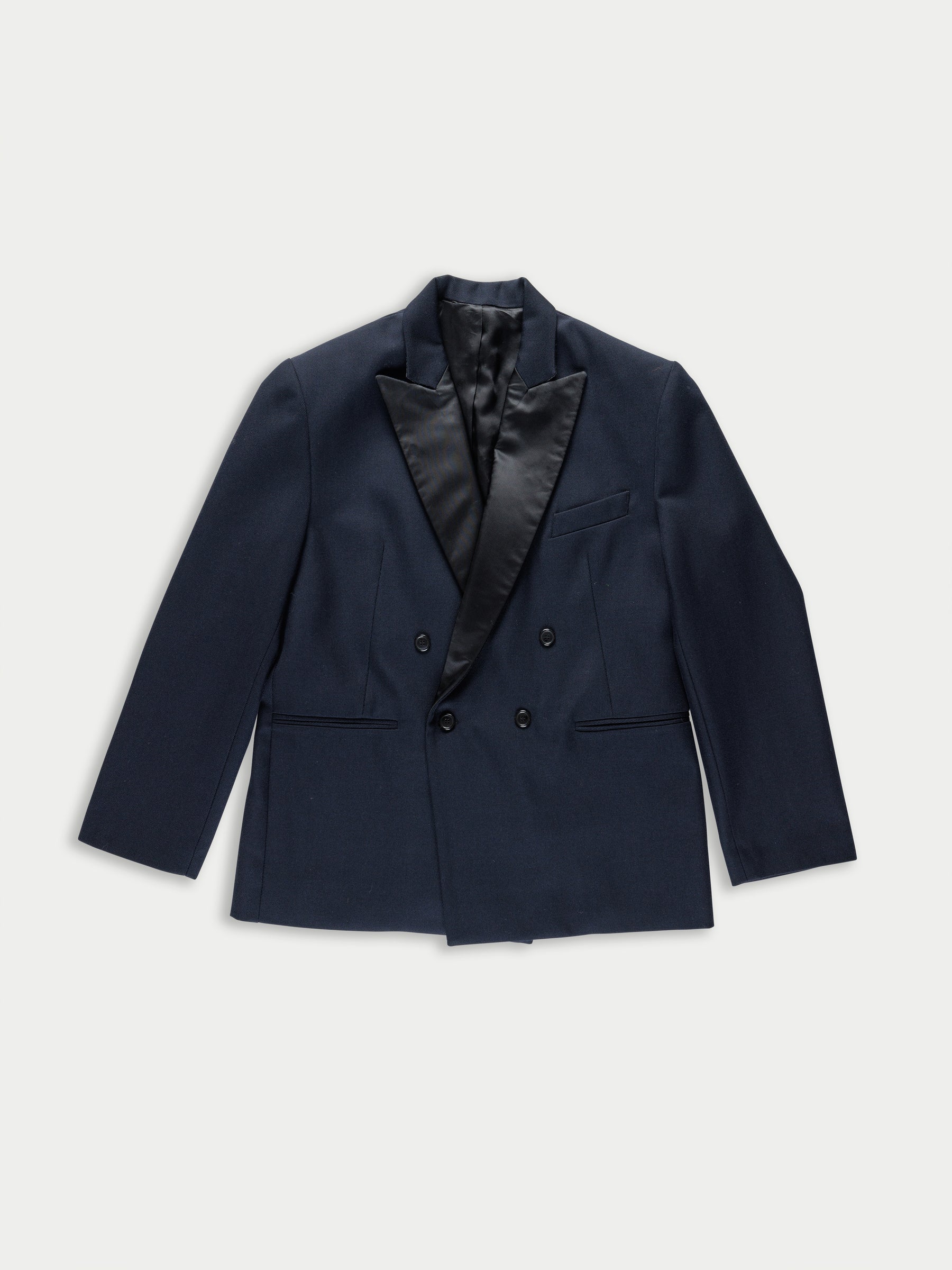 MAXIME Oversized Smoking Jacket  - Navy / Black