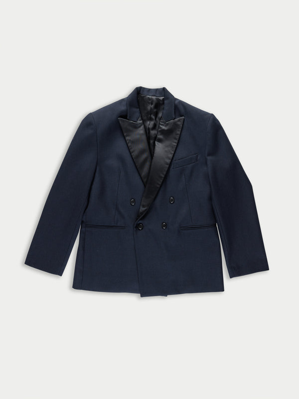 MAXIME Oversized Smoking Jacket  - Navy / Black
