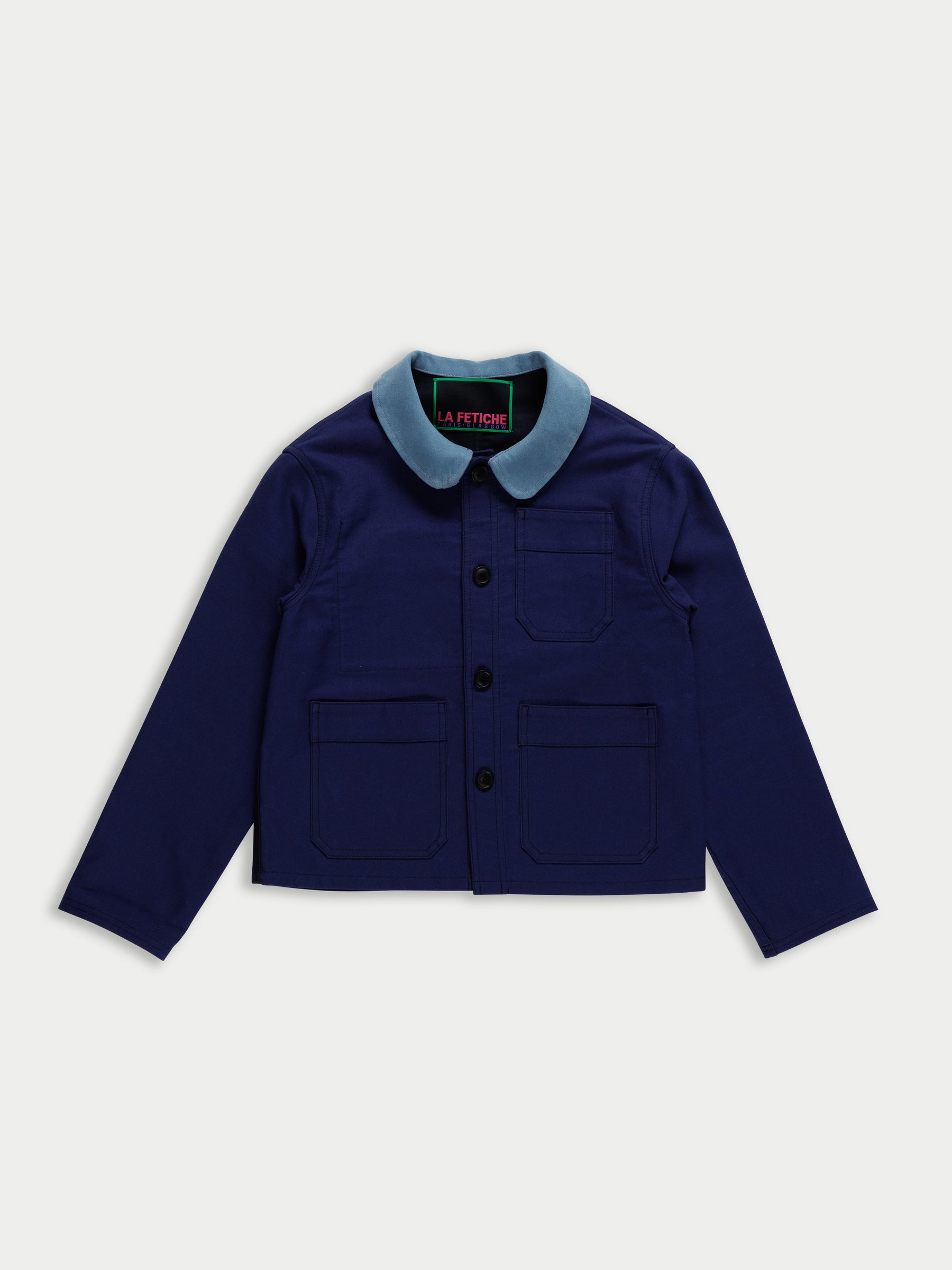 ALEX Utility Jacket - Blue / Navy / Light Blue
