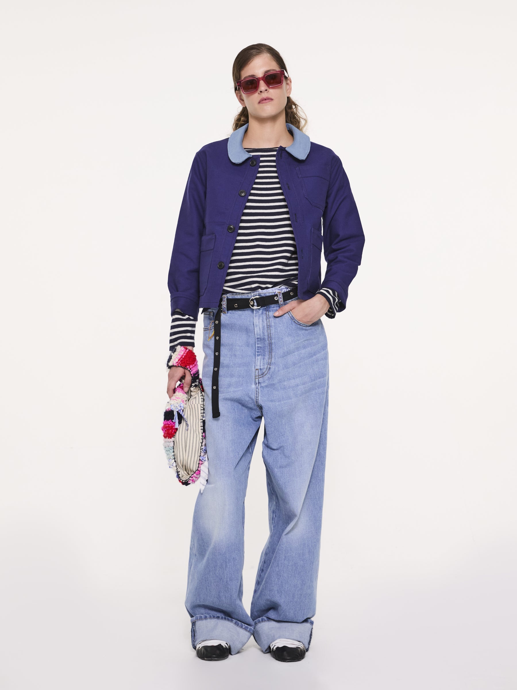 ALEX Utility Jacket - Blue / Navy / Light Blue