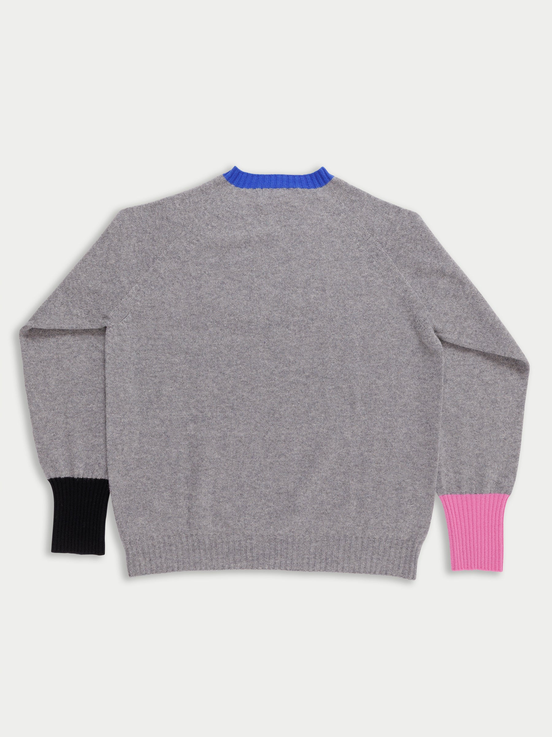 BRYAN Unisex Lambswool Sweater - Grey / Pink / Navy / Blue