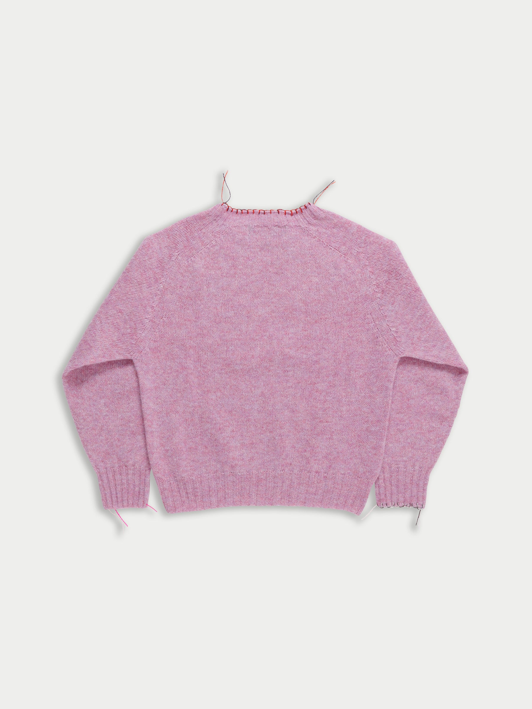 JOY Crew Neck Shetland Sweater - Lilac