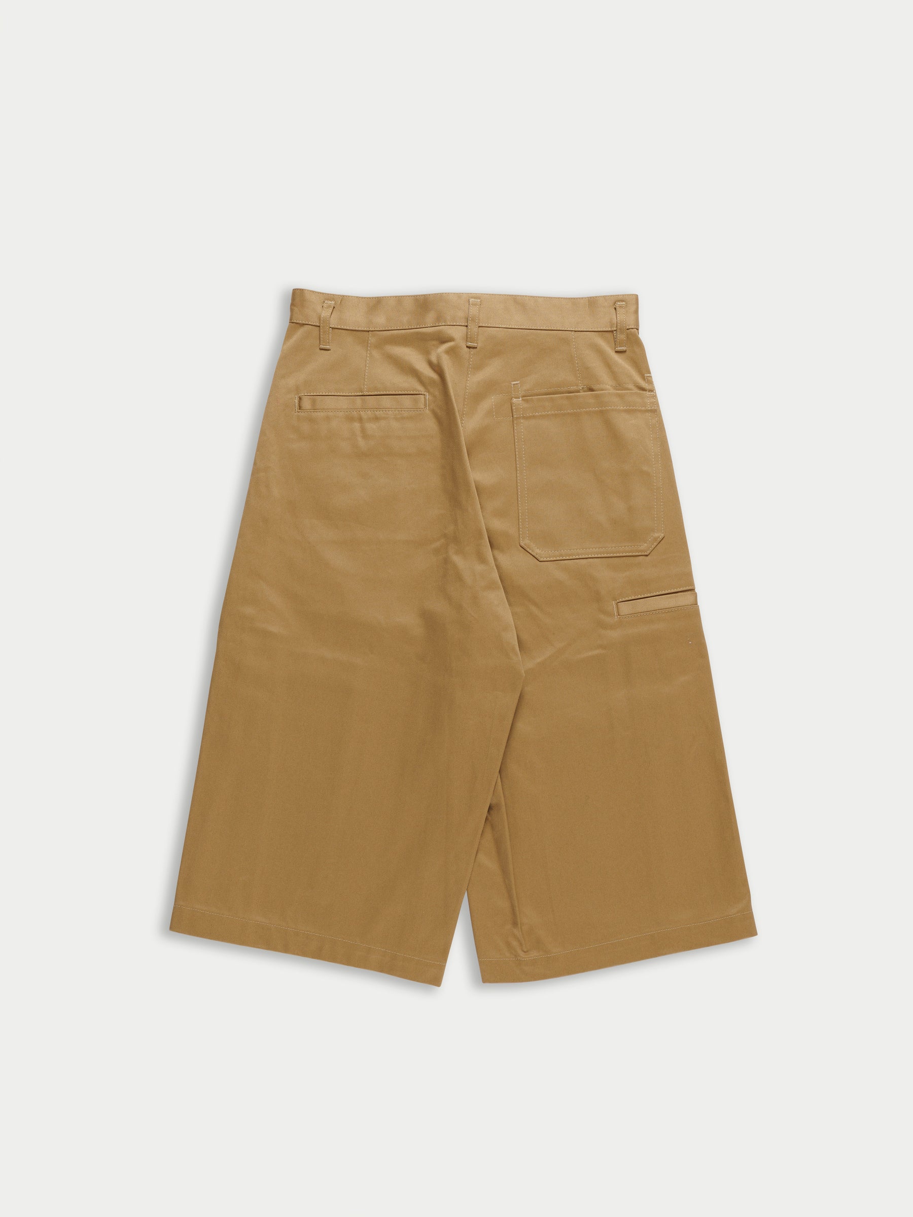 LAURA Cotton Panama Culottes - Ochre