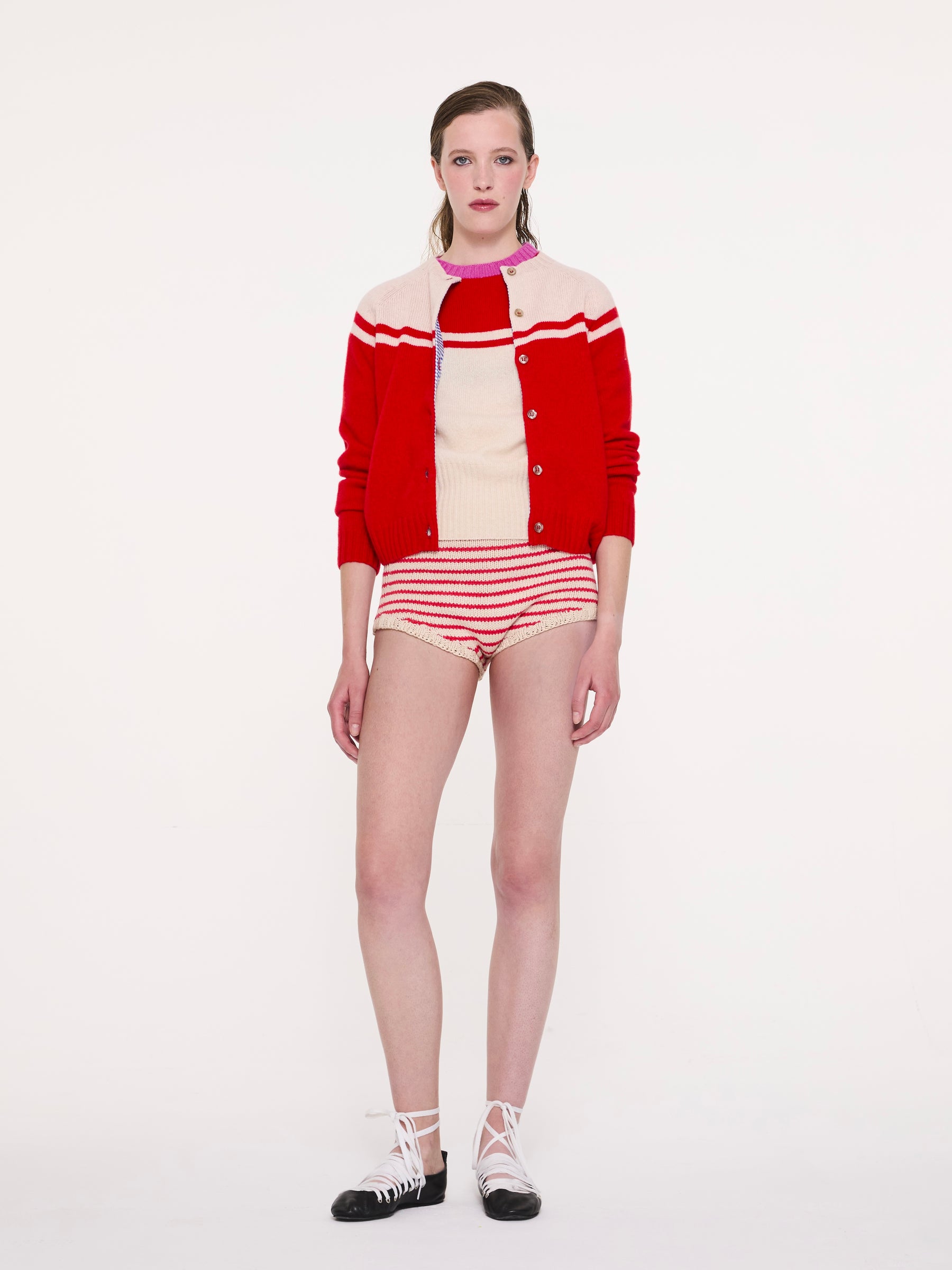 MAAR RED / ECRU