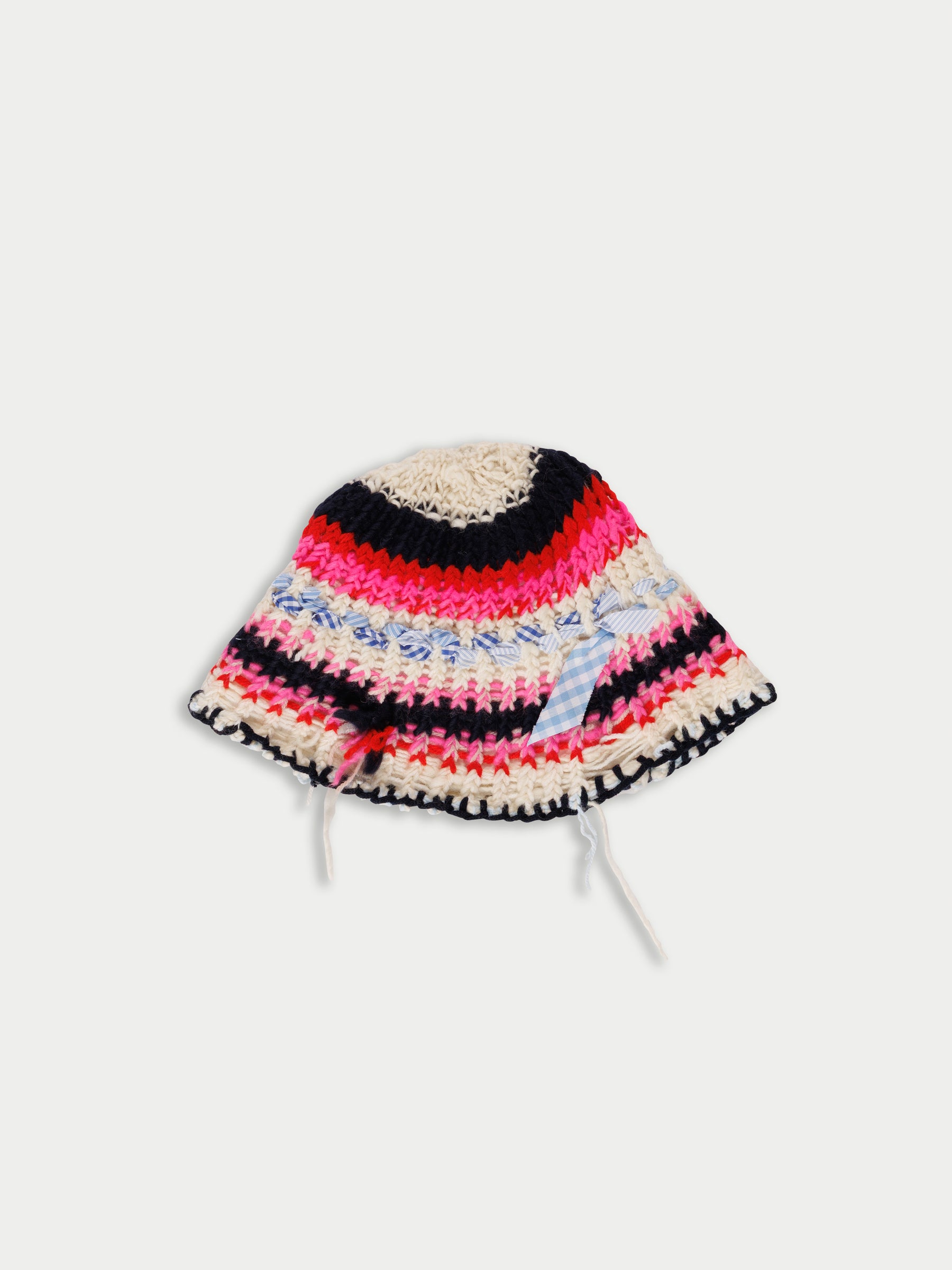 JOAN Hand Knitted Bucket Hat - Ecru / Mutico