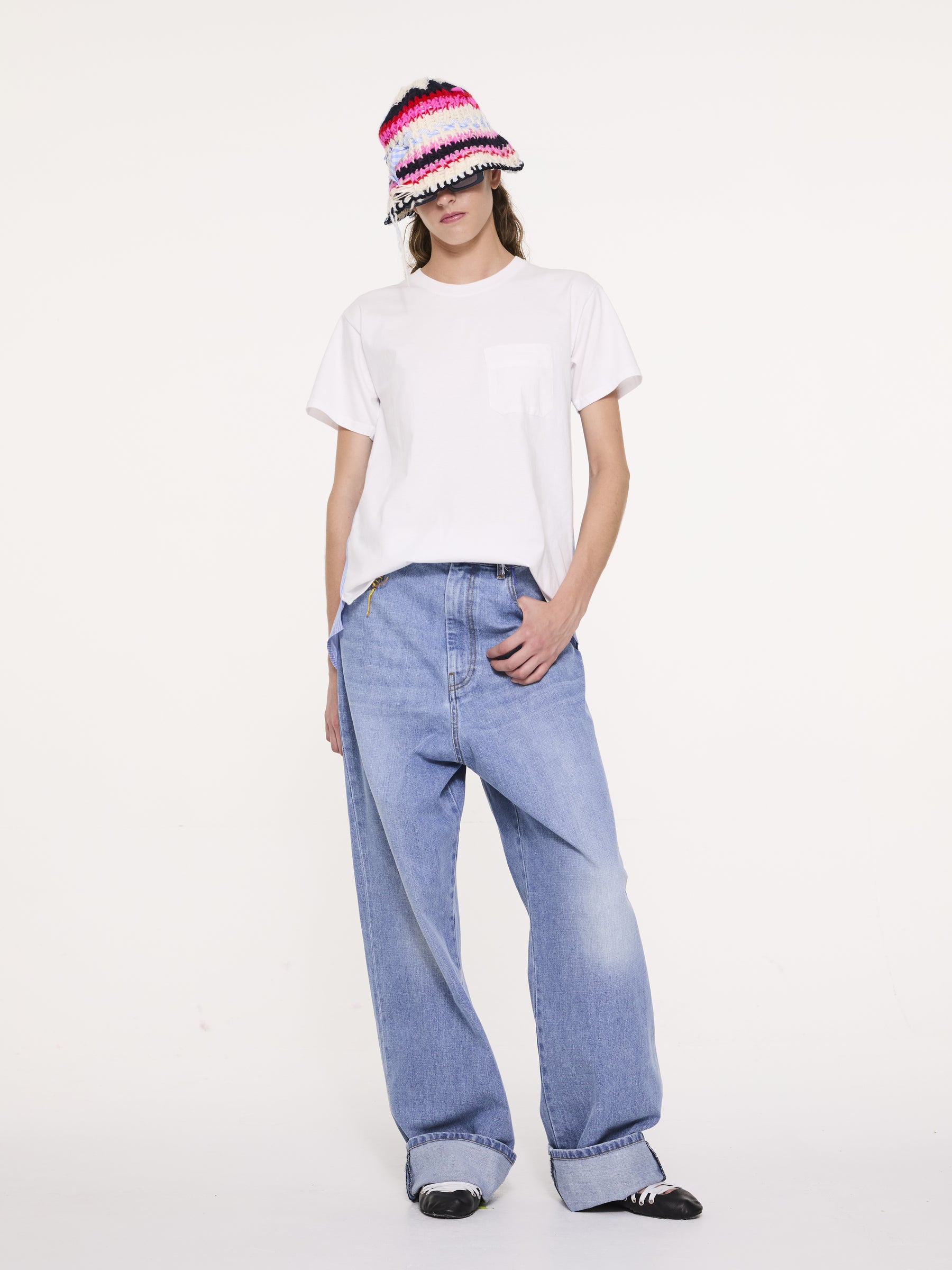 JOAN Hand Knitted Bucket Hat - Ecru / Mutico