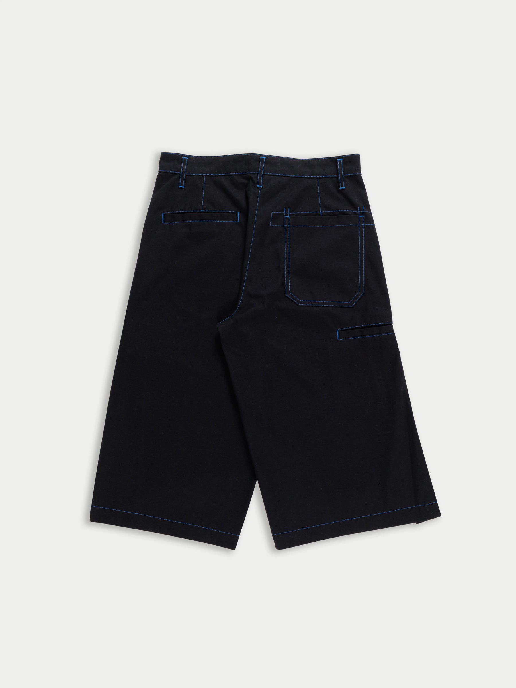 LAURA Cotton Panama Culottes - Black