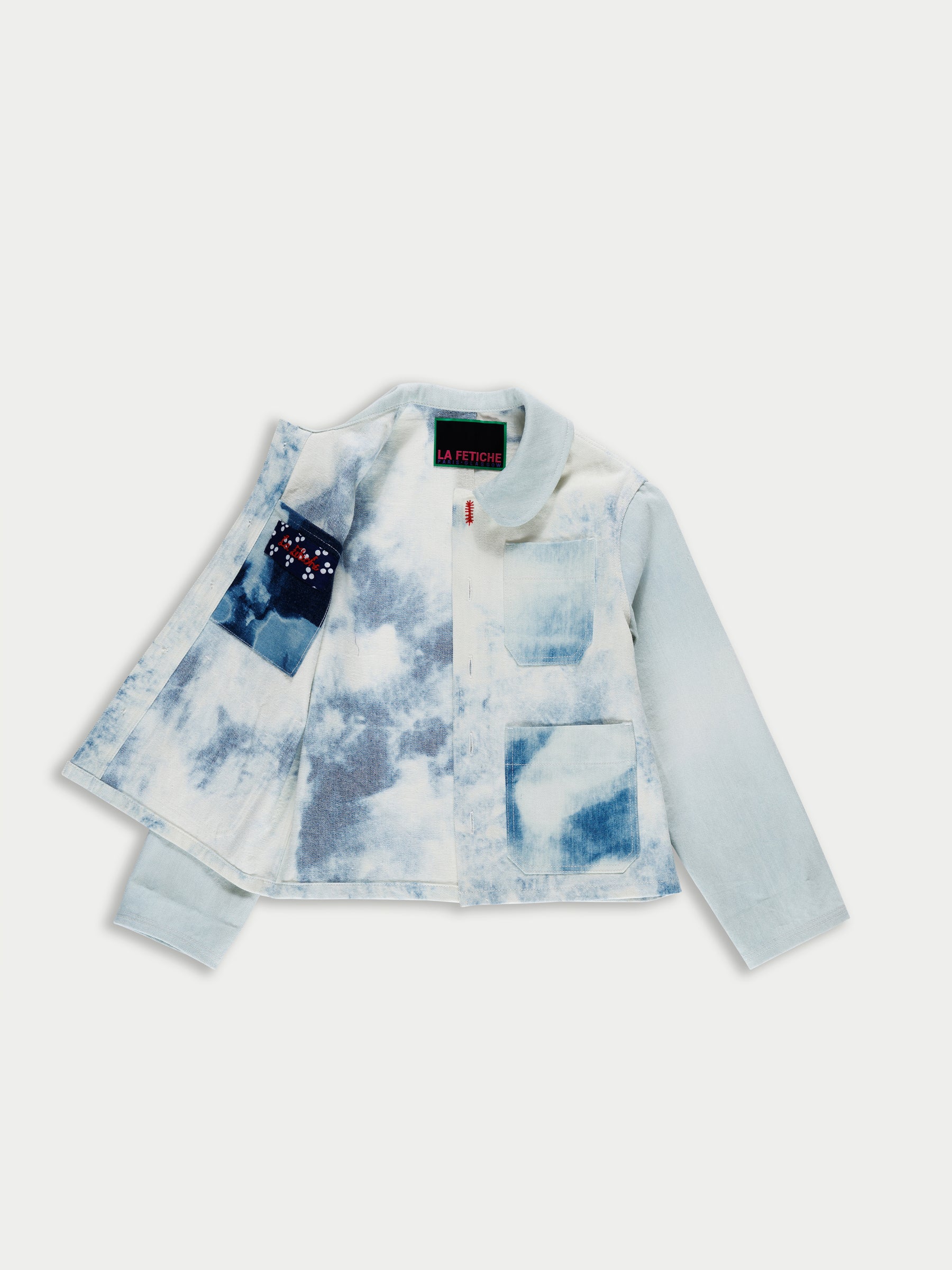 ALEX Utility Jacket - Bleached Denim