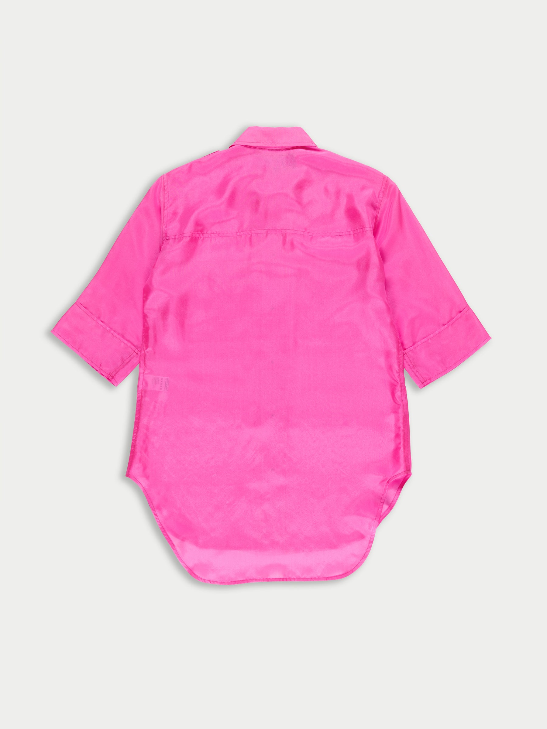 ALICE Silk Utility Shirt - Pink