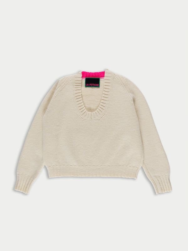 ED Loose Fit Sweater - Ecru
