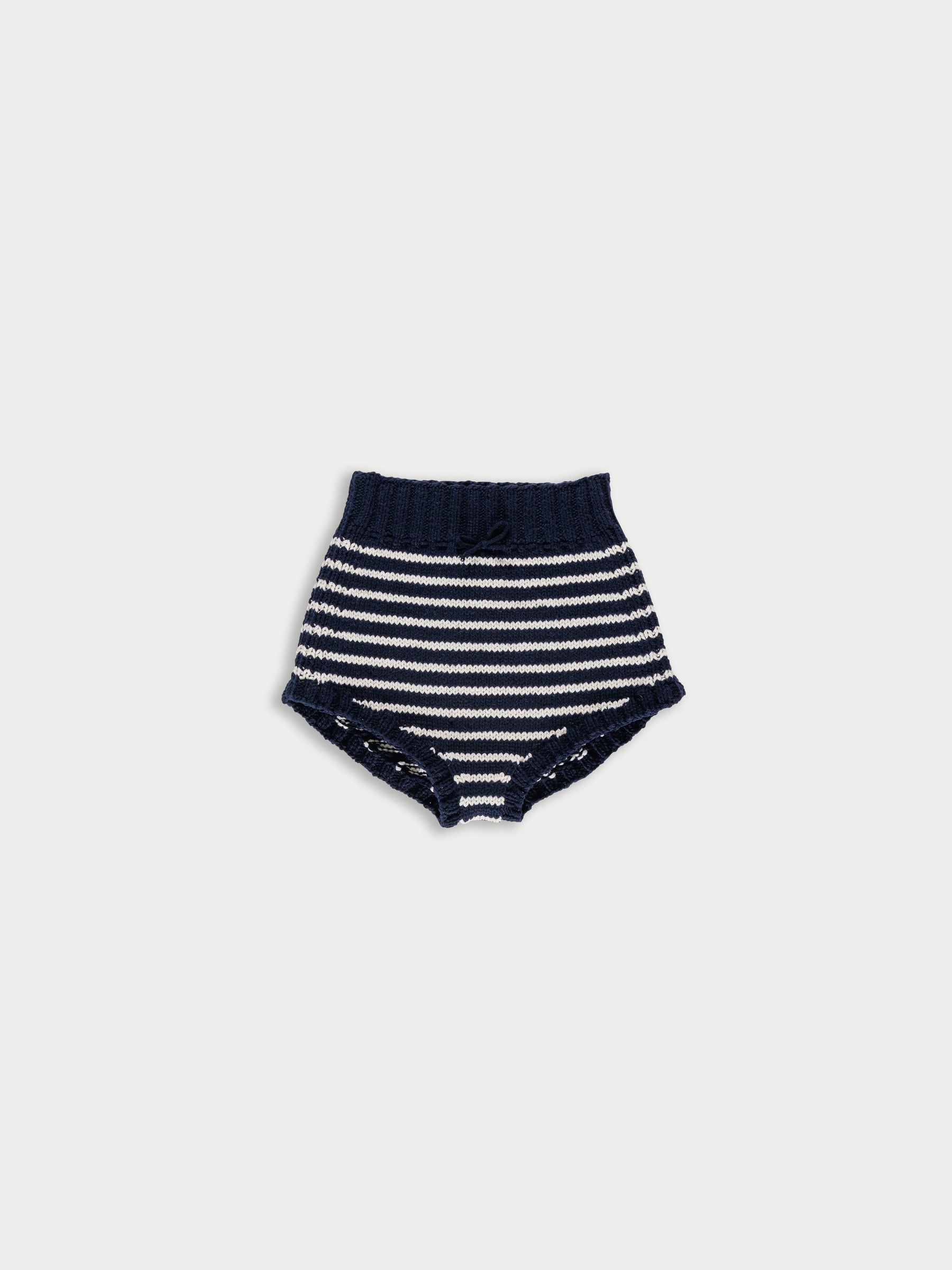 EDIE Striped Pants - Navy / Ecru