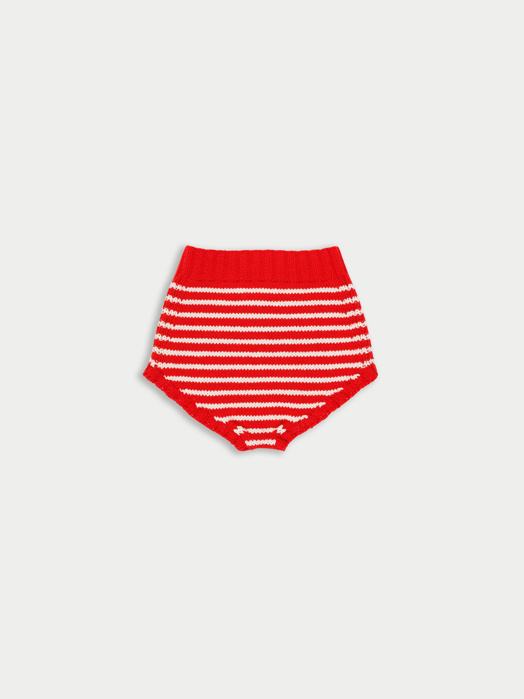 EDIE Striped Pants - Red / Ecru