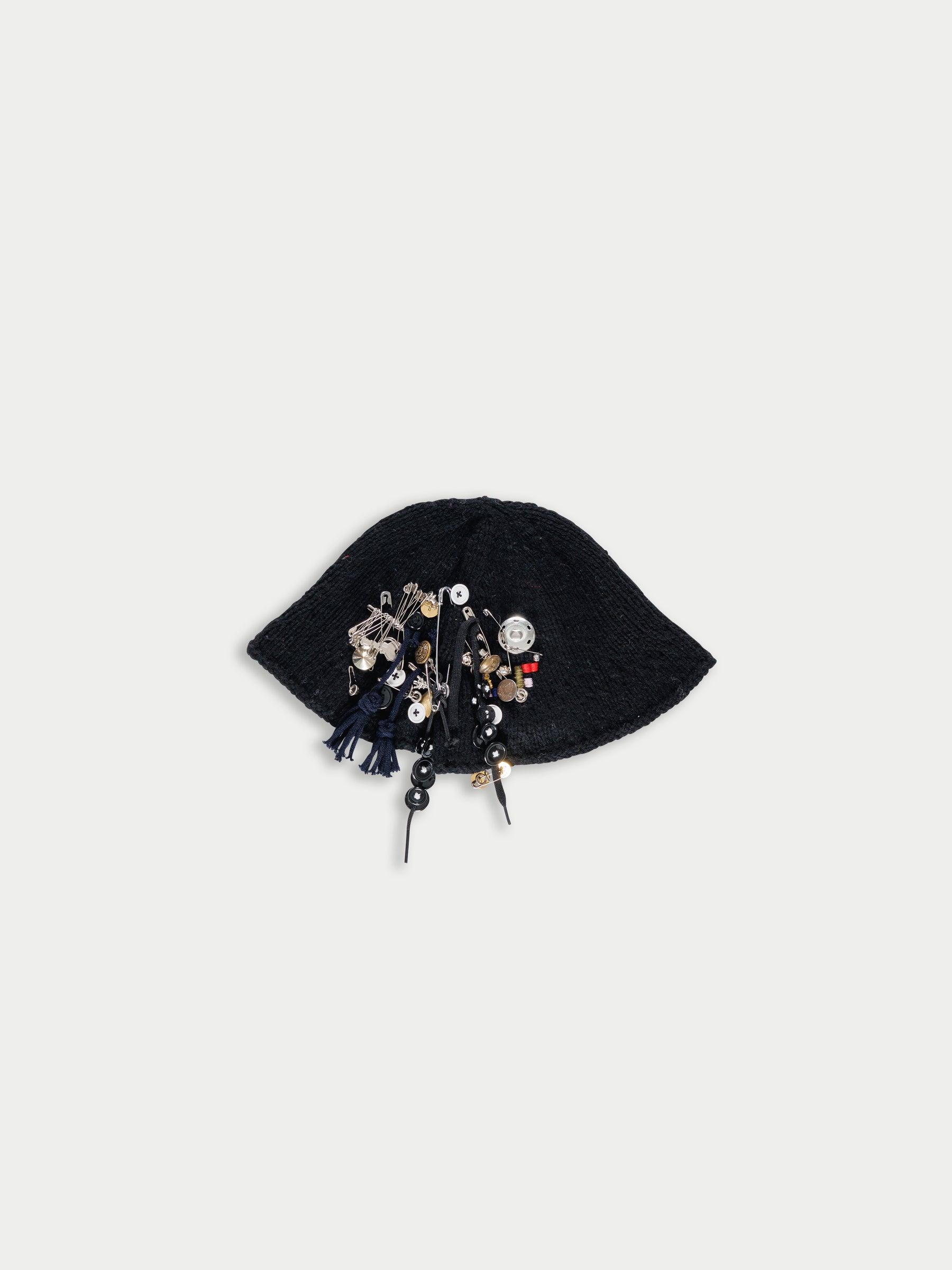 SAM Embellished Bucket Hat - Black