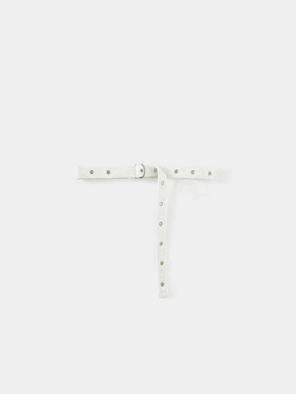 BENJAMIN Military Belt - Solid White