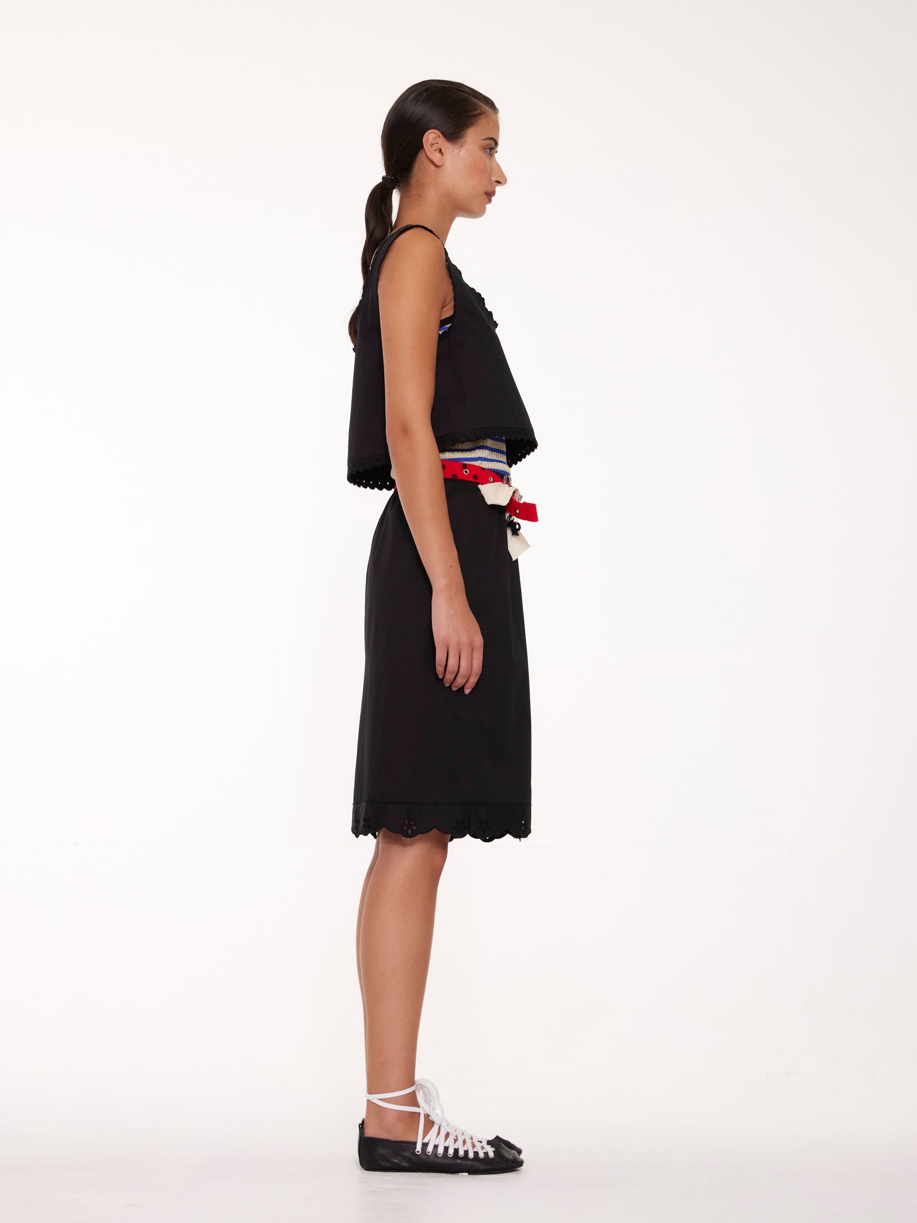 CHLOE Lingerie Styled Top - Black