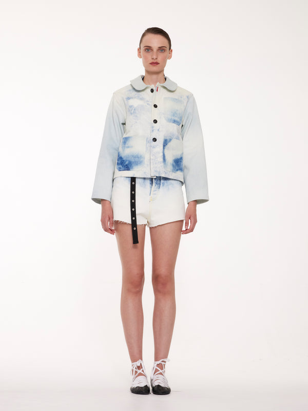 ALEX Utility Jacket - Bleached Denim
