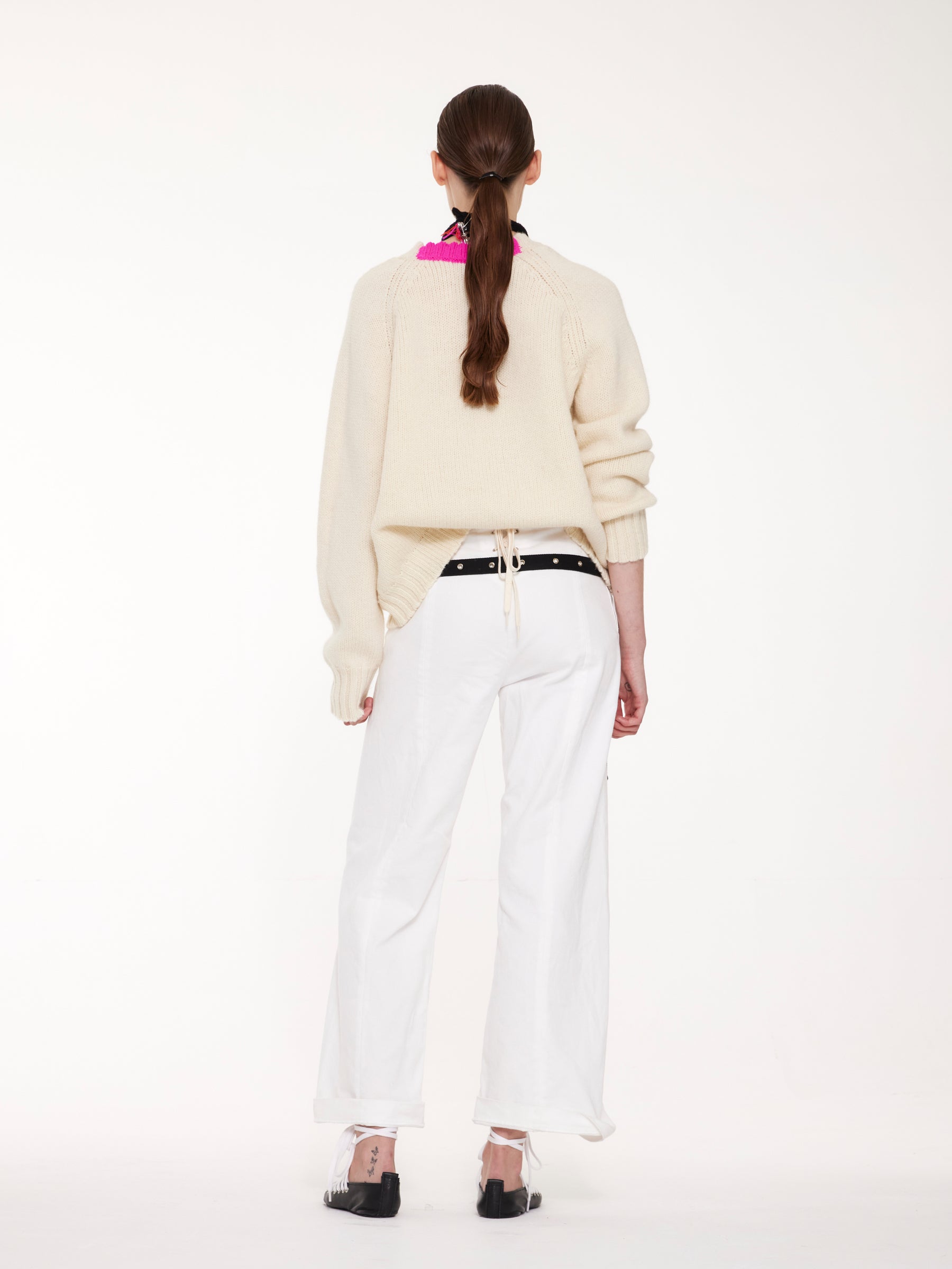 MARIN Sailor Trouser - White Denim