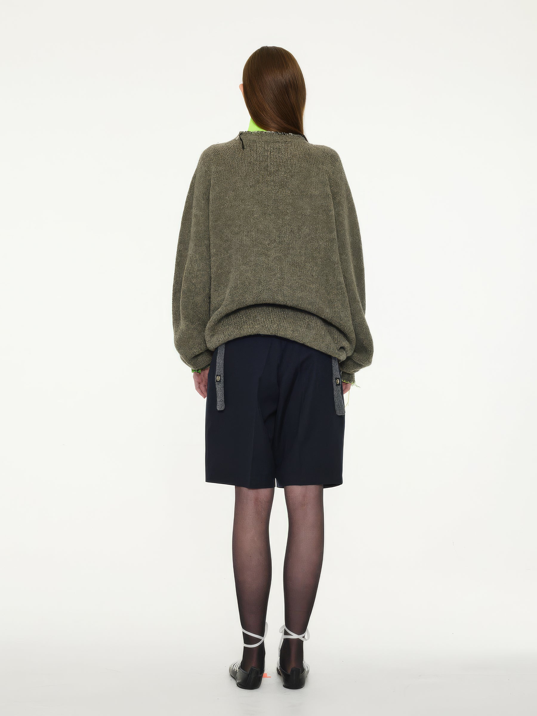 BARNEY Unisex Menswear Sweater - Oat Grey