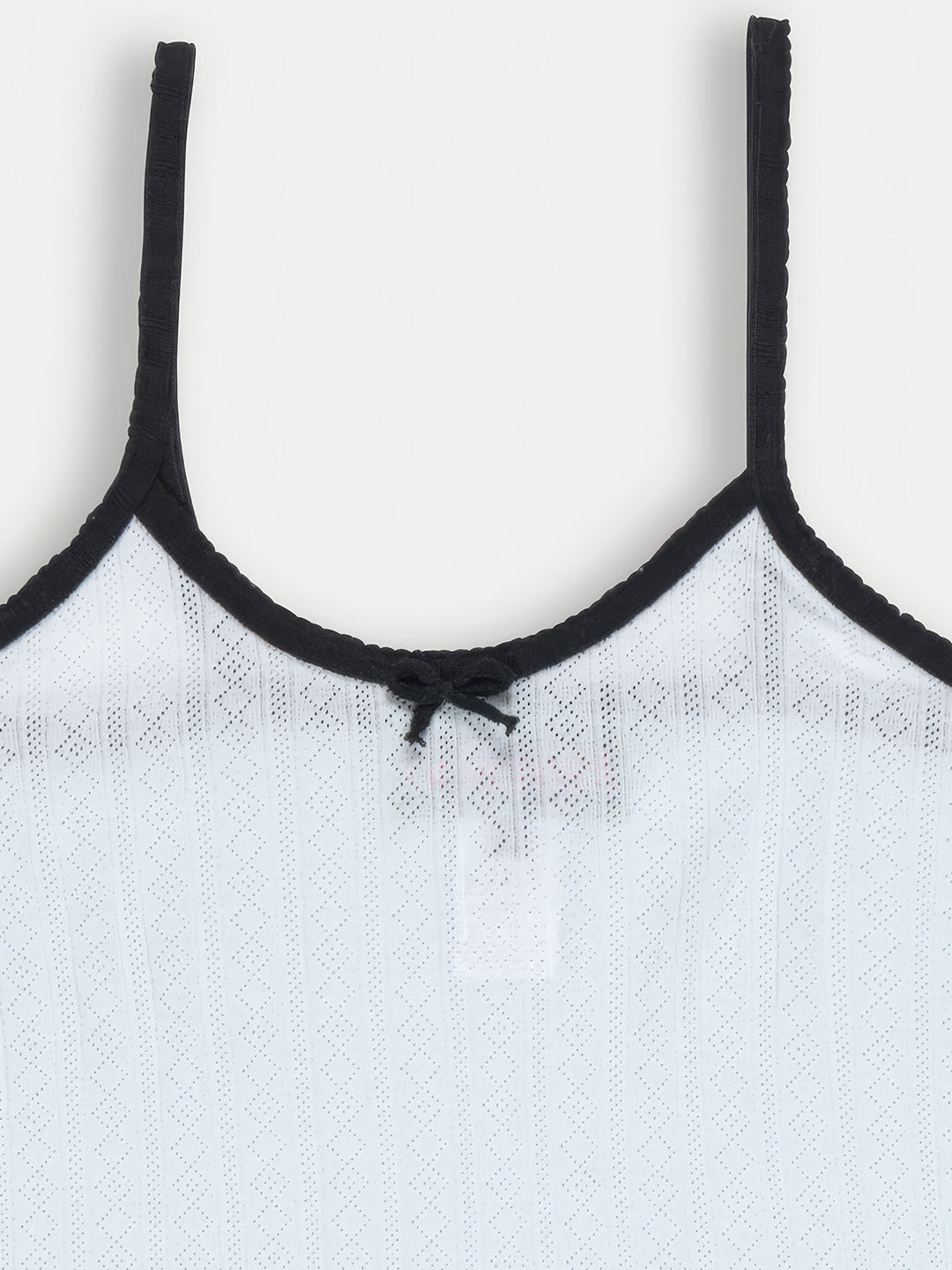 JADE Fineweight Pointelle Vest Top - Light Blue