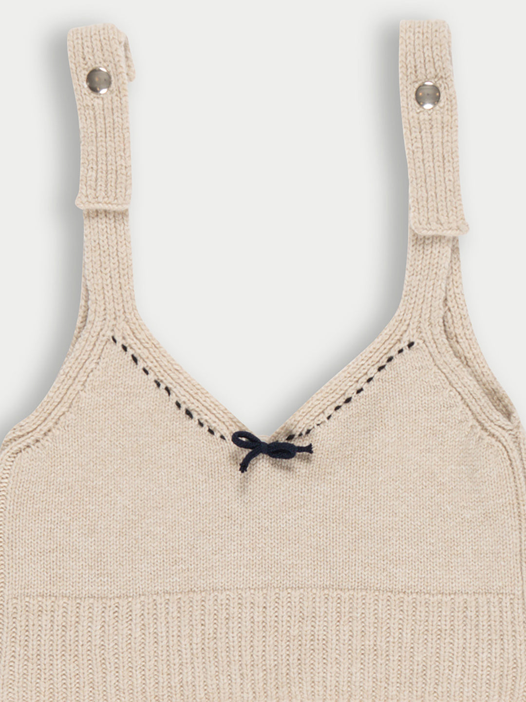 JOSEPHINE Knitted Ribbed Bralette - Oatmeal