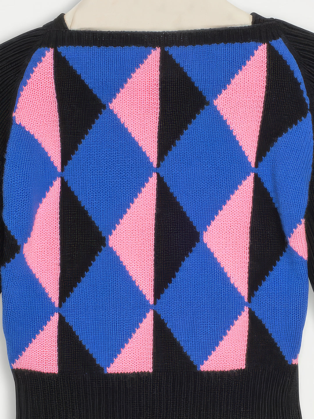 PABLO Hand-Knit Harlequin Sweater - Multico