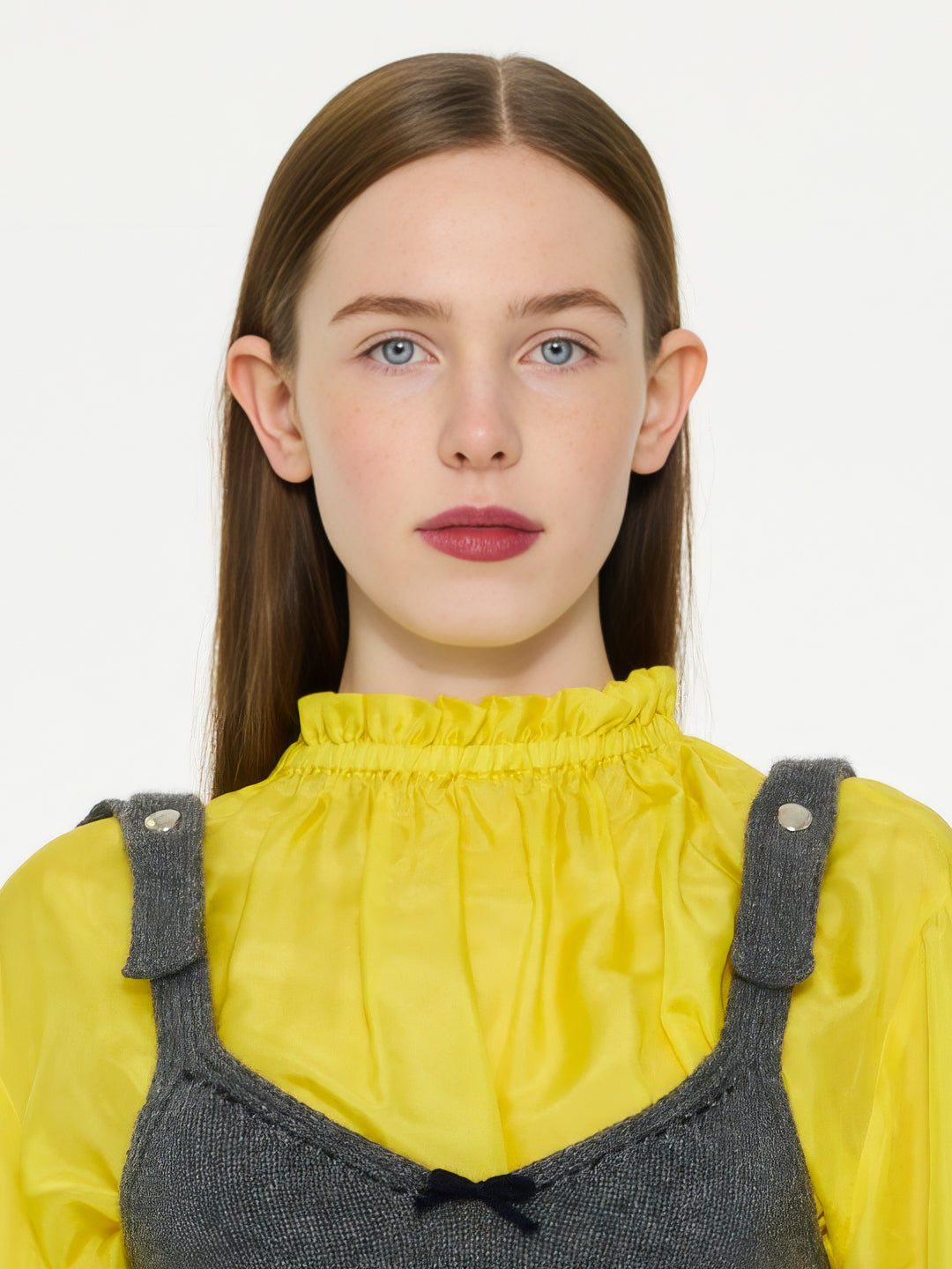 VIVIENNE Lightweight Silk Blouse - Yellow