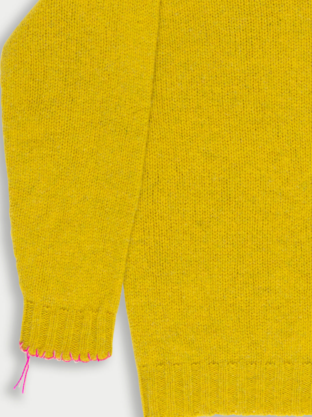 BARNEY Unisex Menswear Sweater - Yellow