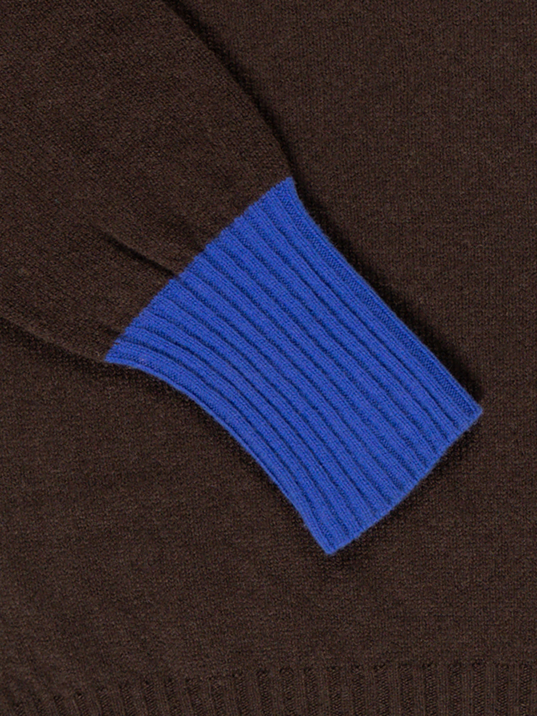 BRYAN Unisex Lambswool Sweater - Dark Brown