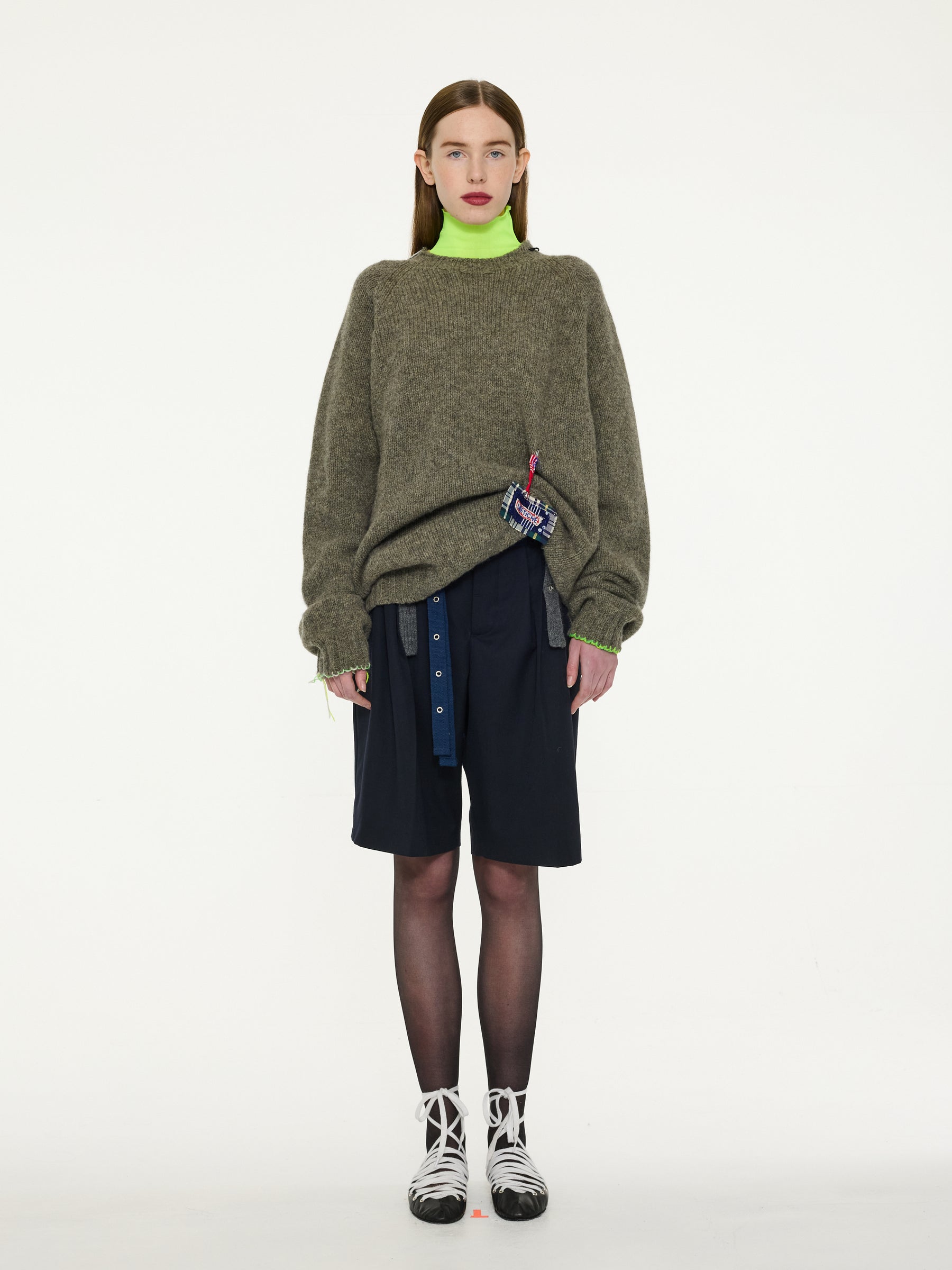 BARNEY Unisex Menswear Sweater - Oat Grey