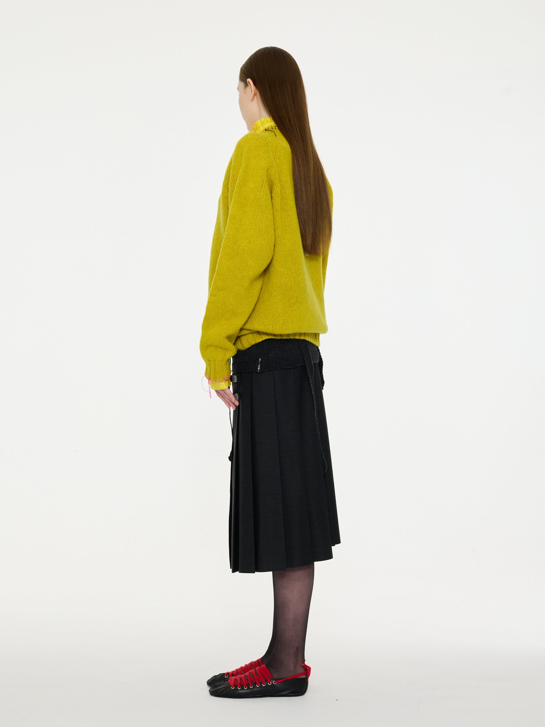 BARNEY Unisex Menswear Sweater - Yellow