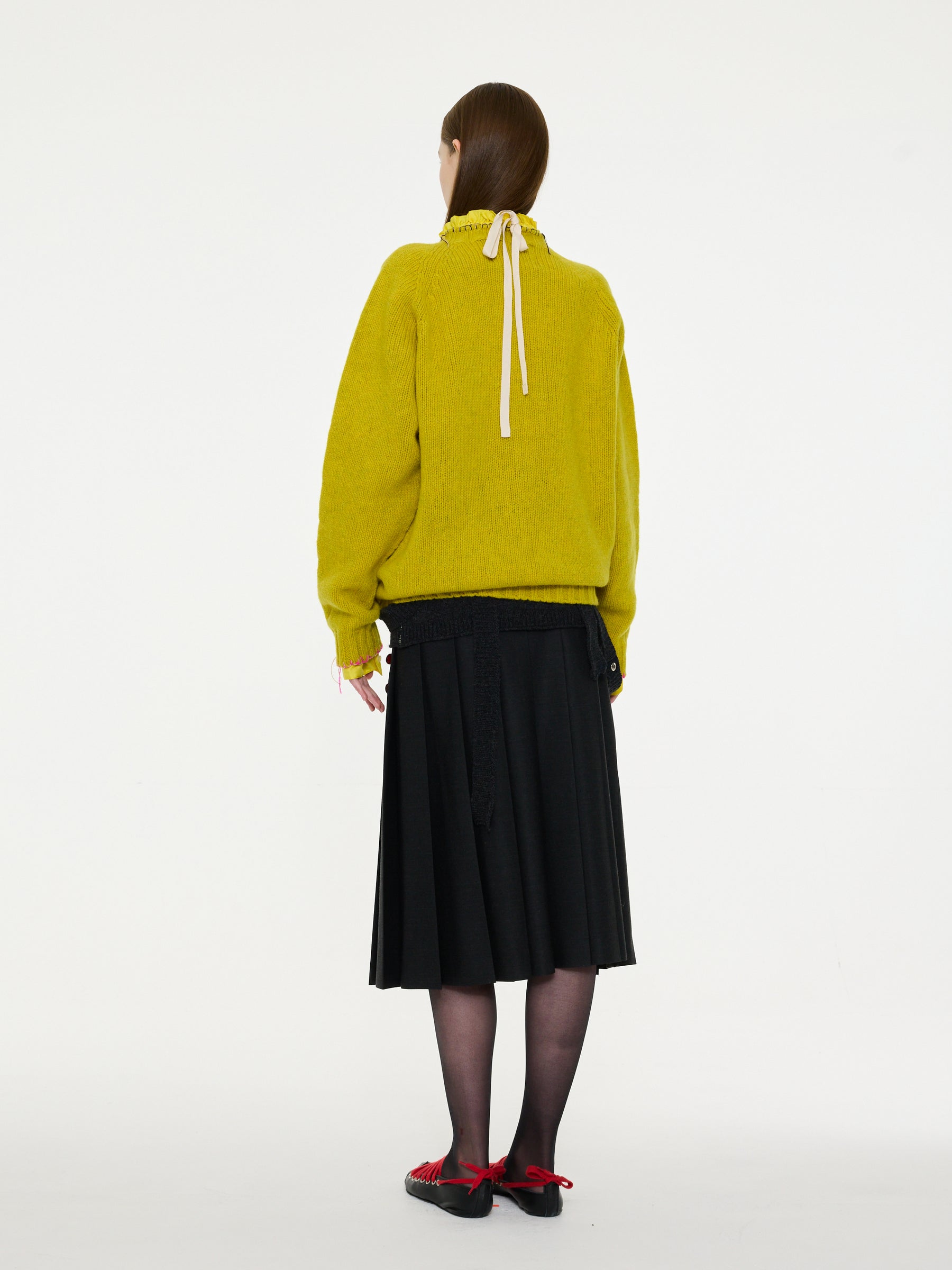 BARNEY Unisex Menswear Sweater - Yellow