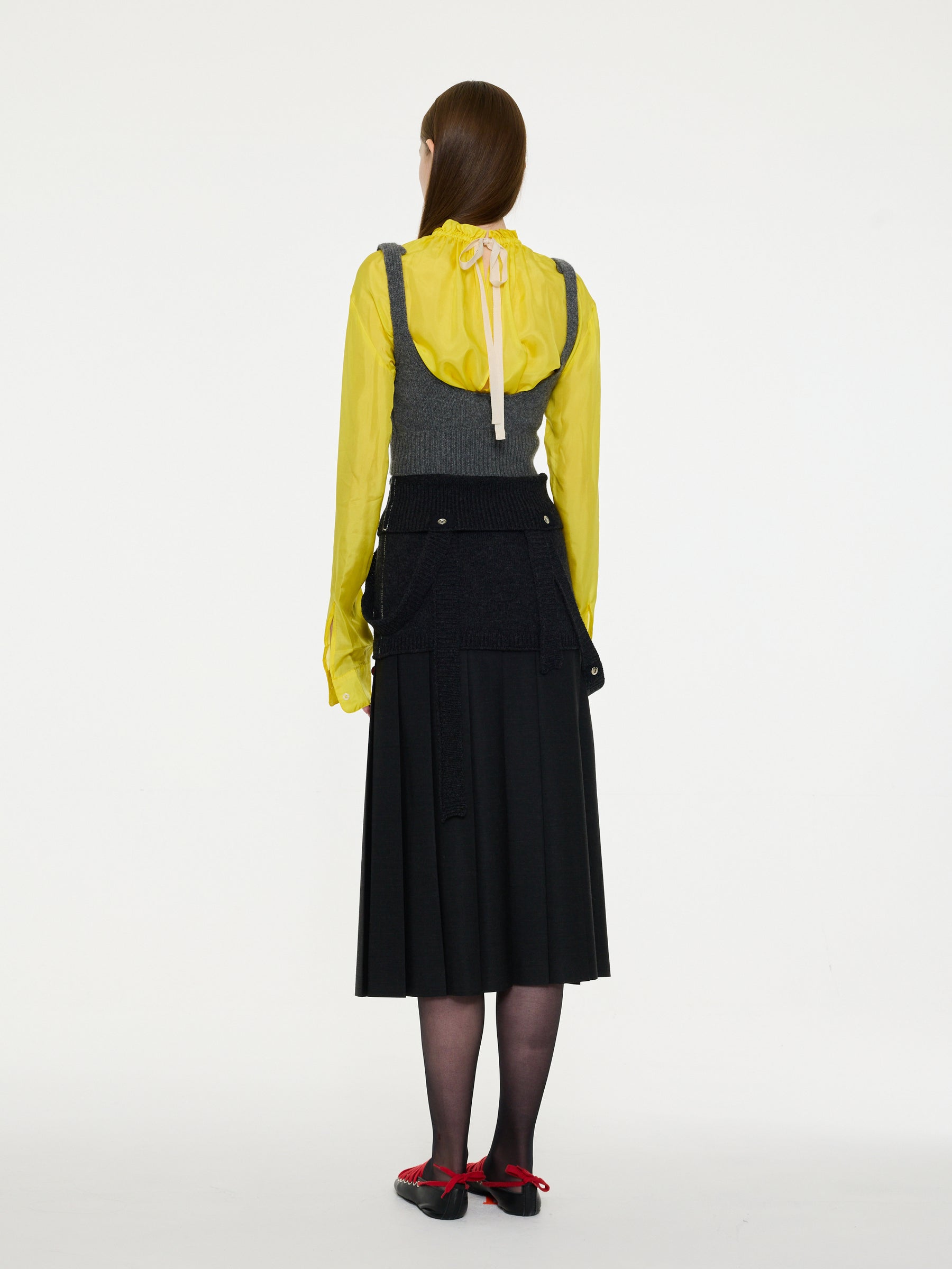 VIVIENNE Lightweight Silk Blouse - Yellow