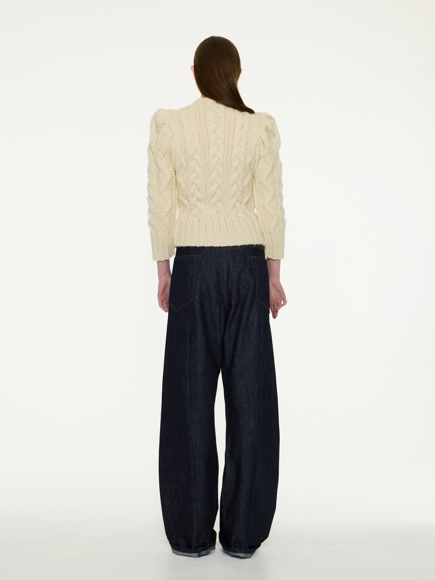 CARA Cable Cardigan - Red (Copy)