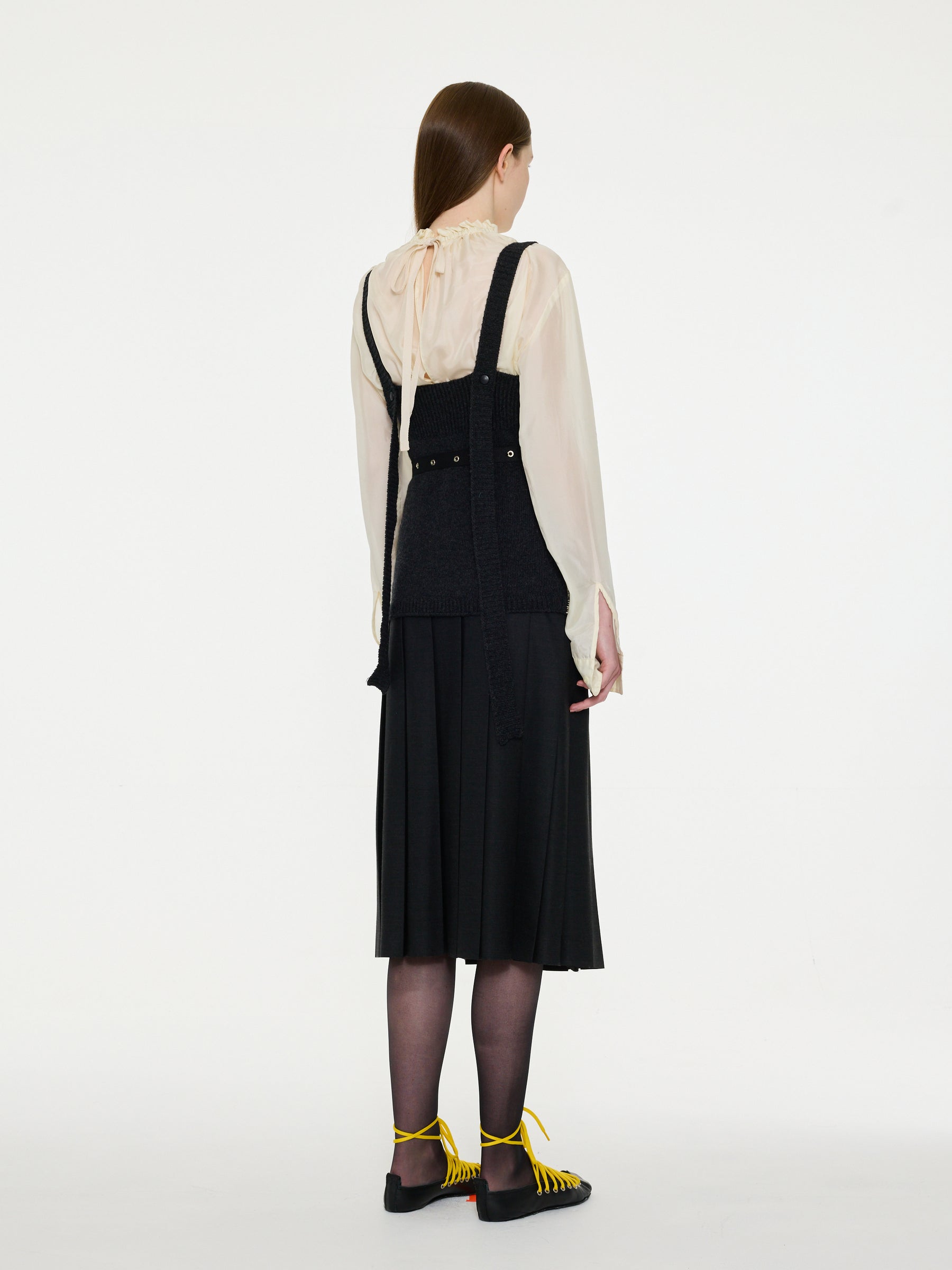 KAWA Midi Kilt - Grey