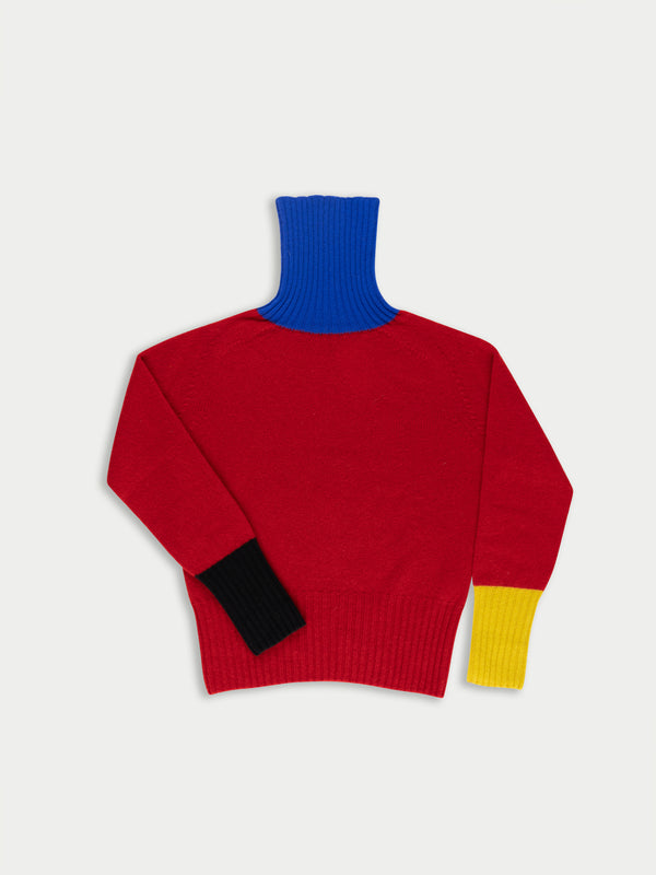 RUDI ORIGINAL Seam Free Polo Sweater - Red