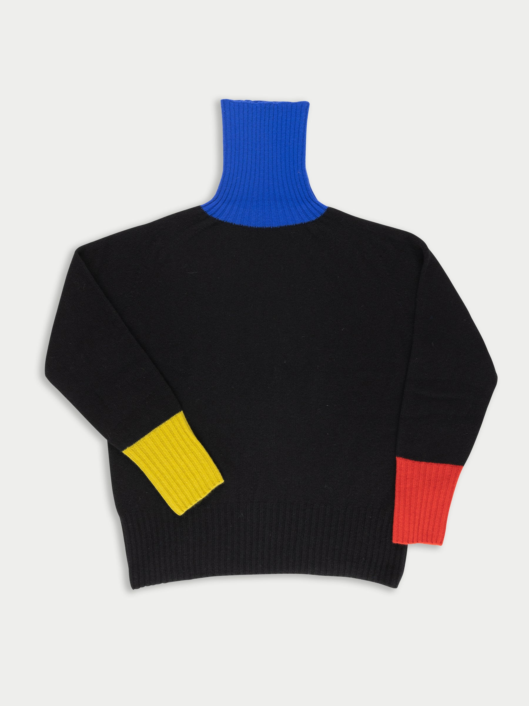 RUDI X Oversized Seam-Free Polo Sweater - Charcoal