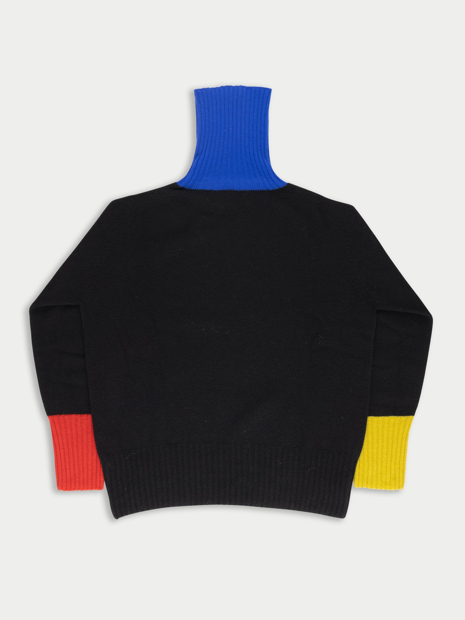 RUDI X Oversized Seam-Free Polo Sweater - Charcoal