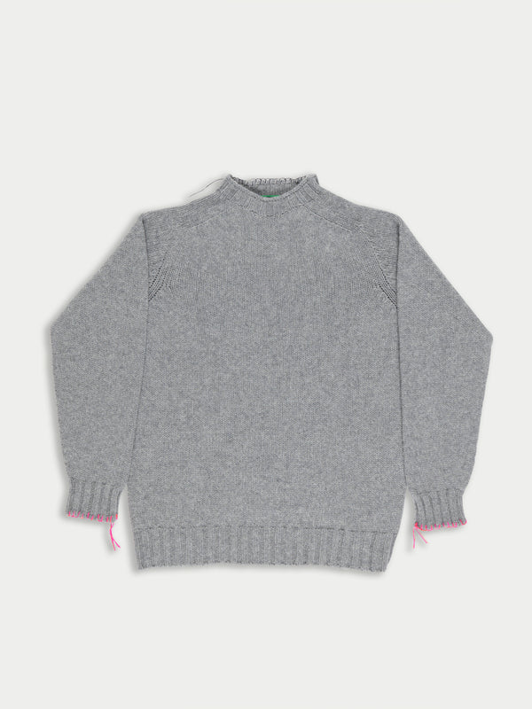 SPROUSE Unisex Mens Lambswool Sweater - Grey