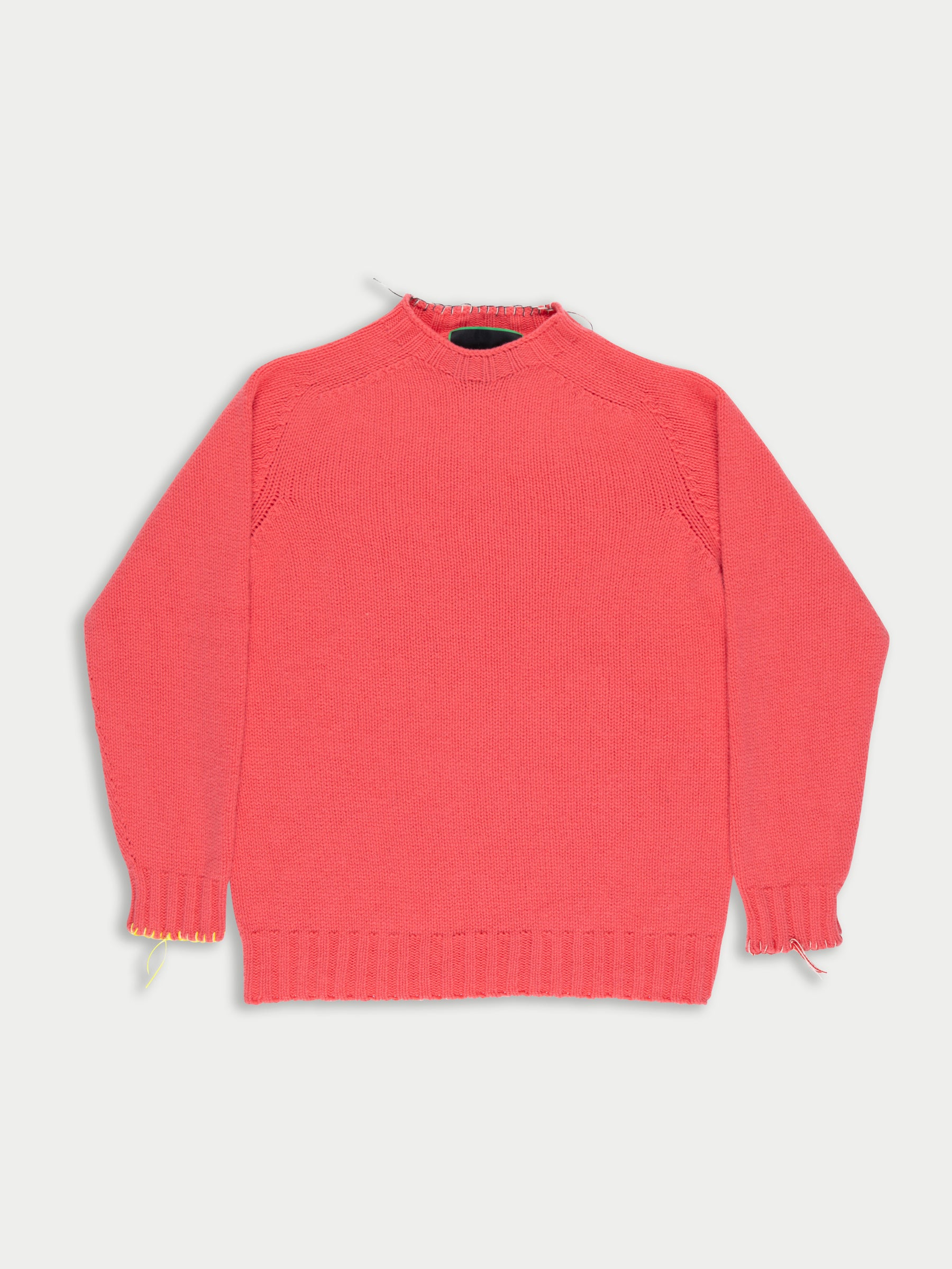 SPROUSE Unisex Mens Lambswool Sweater - Coral