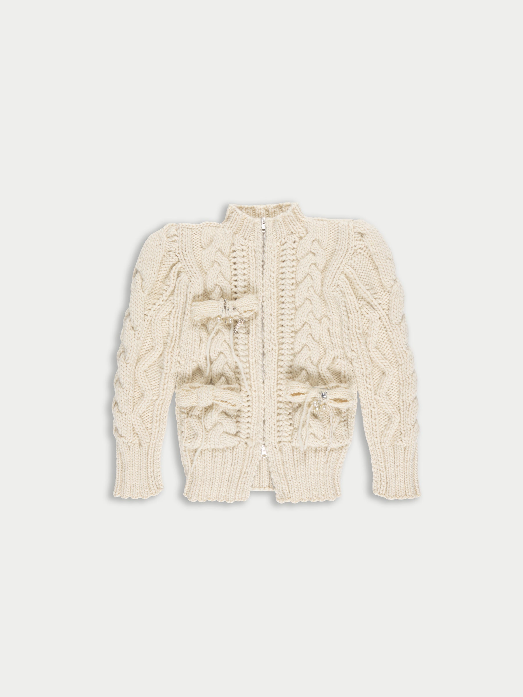 CARA Cable Cardigan - Red (Copy)