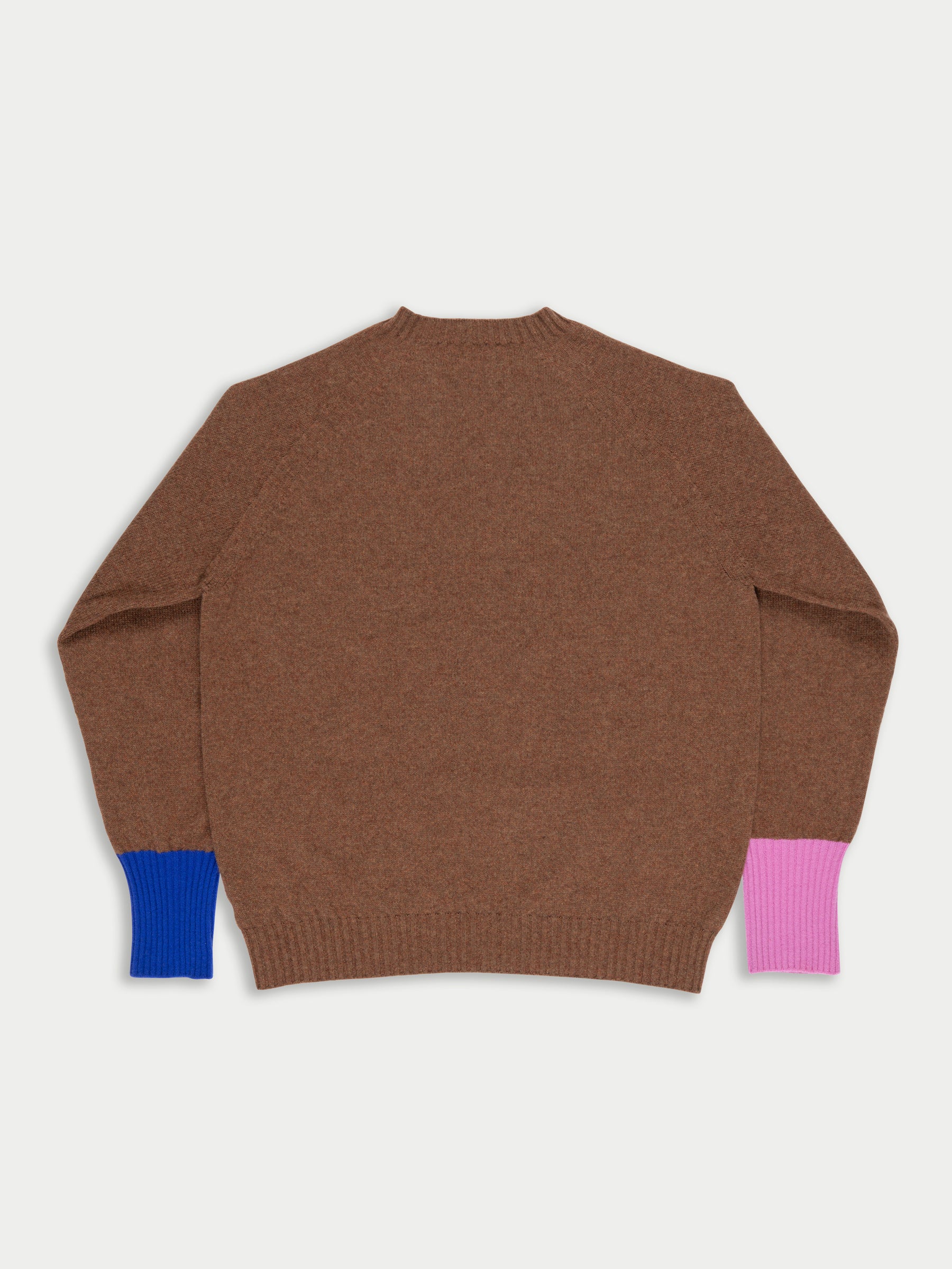BRYAN Unisex Lambswool Sweater - Rust