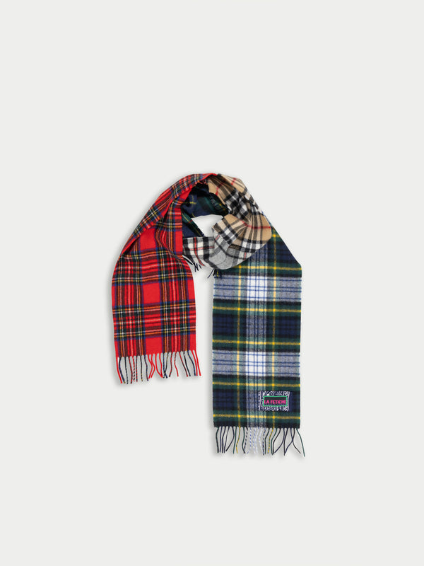 ANGUS Patchwork Tartan Scarf - Tartan Patchwork